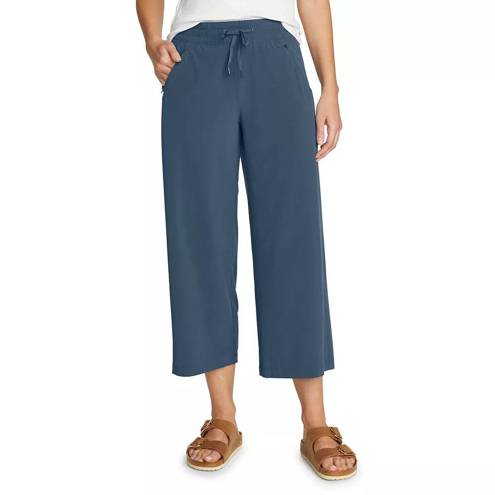 Women's Eddie Bauer Tall Departure Wide Leg Crop Pants,  Product Image