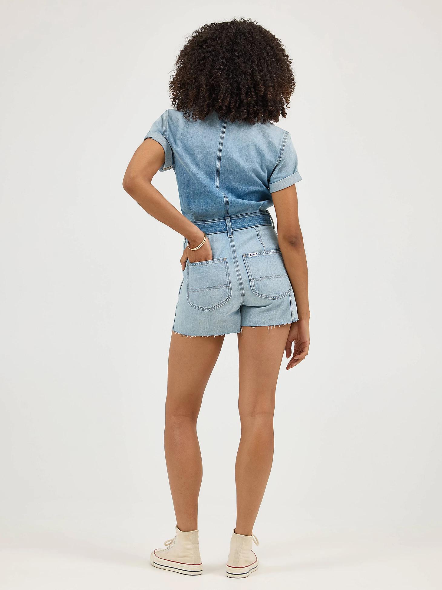 Women's Belted Denim Chore Short All | Women's Union-Alls & Overalls | Lee® Product Image