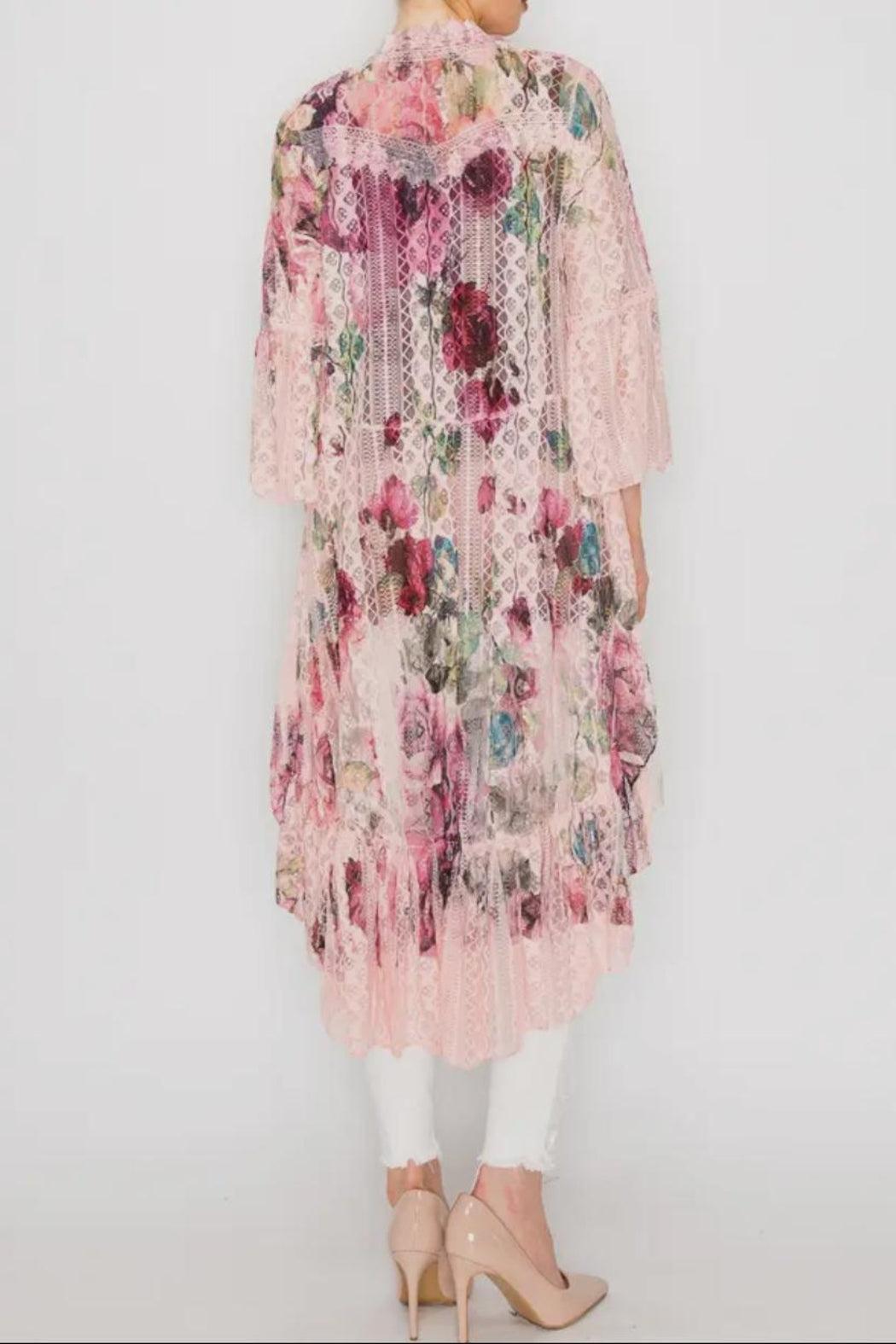 Floral Lace Cardigan Product Image