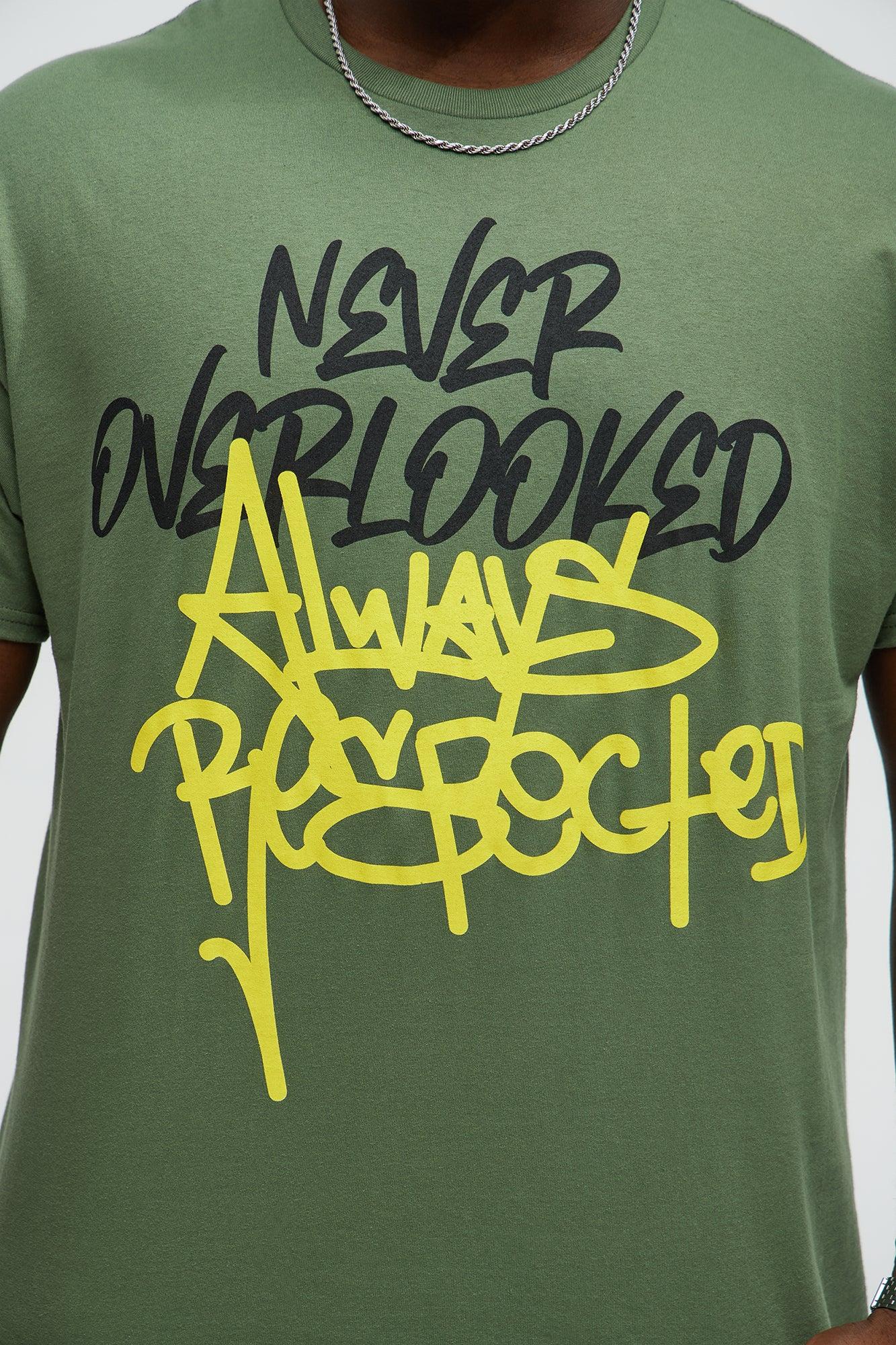 Never Overlooked Short Sleeve Tee - Olive Male Product Image