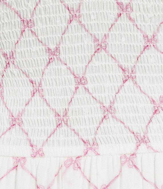 Perch By Blu Pepper Plus Smocked Ruched Sleeve Midi Dress Product Image