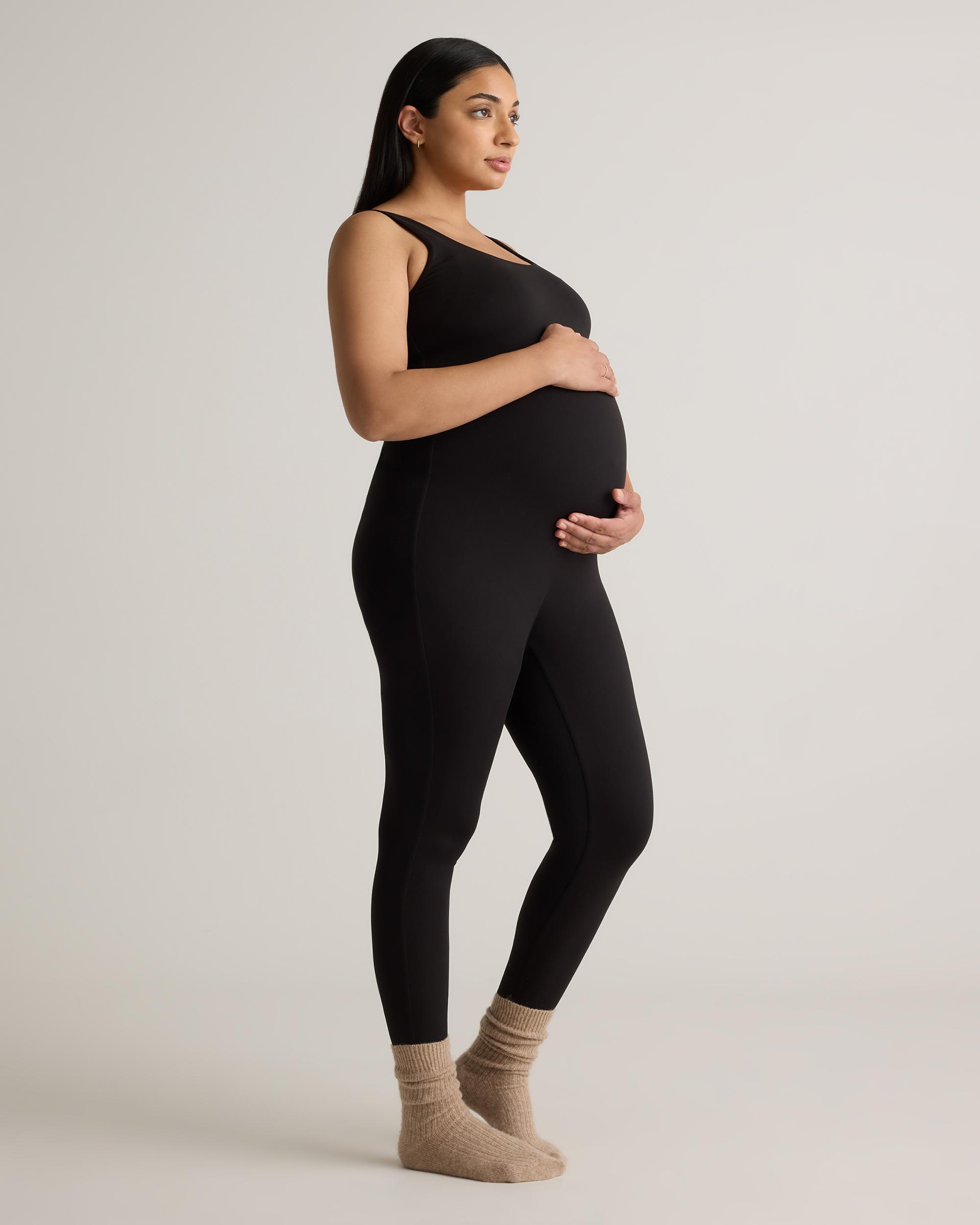 Quince | Women's Recycled Knit Maternity Tank Top Unitard Size XL, Recycled Polyester Product Image