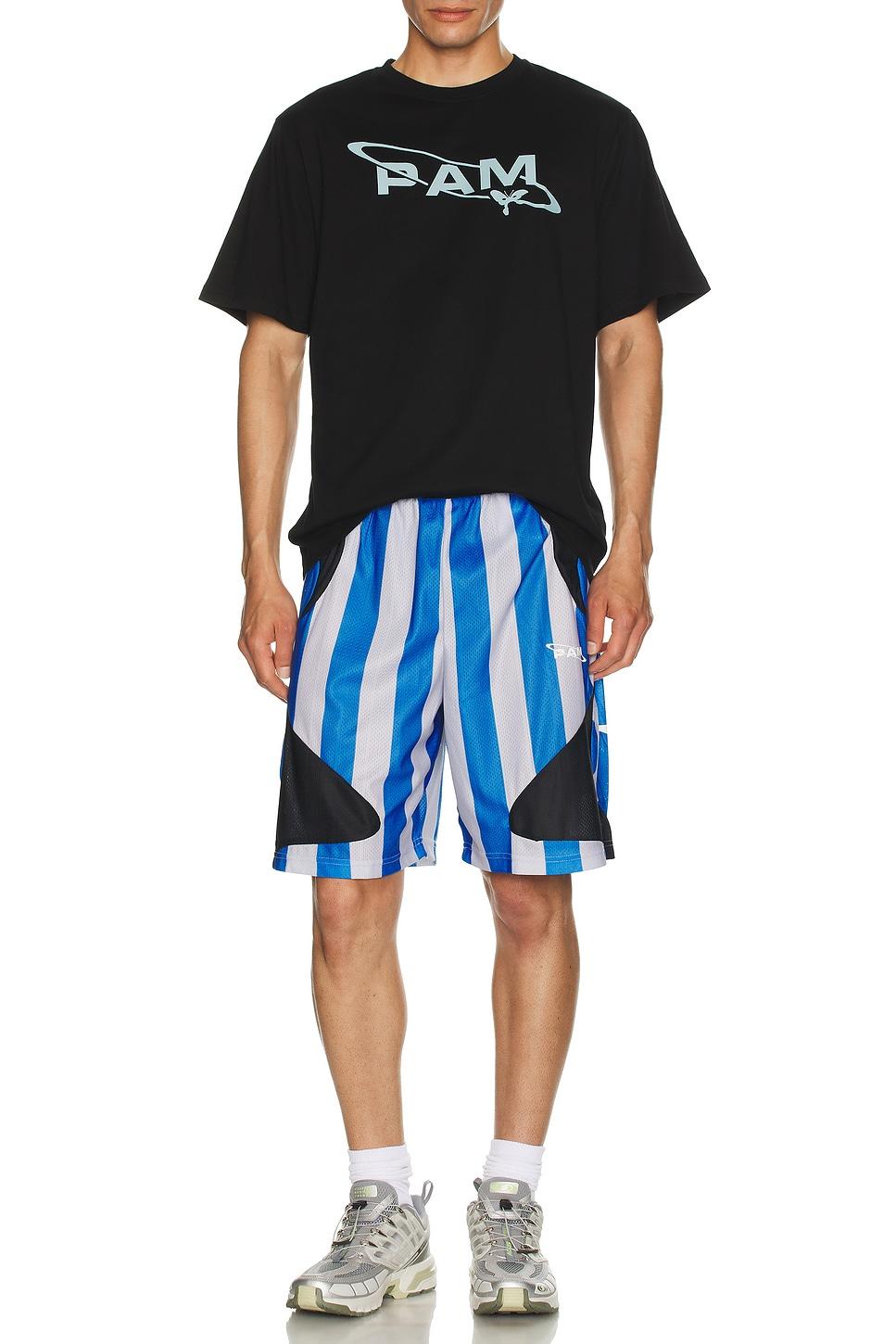 Theory Bron Cotton Polo in Baby Blue Product Image