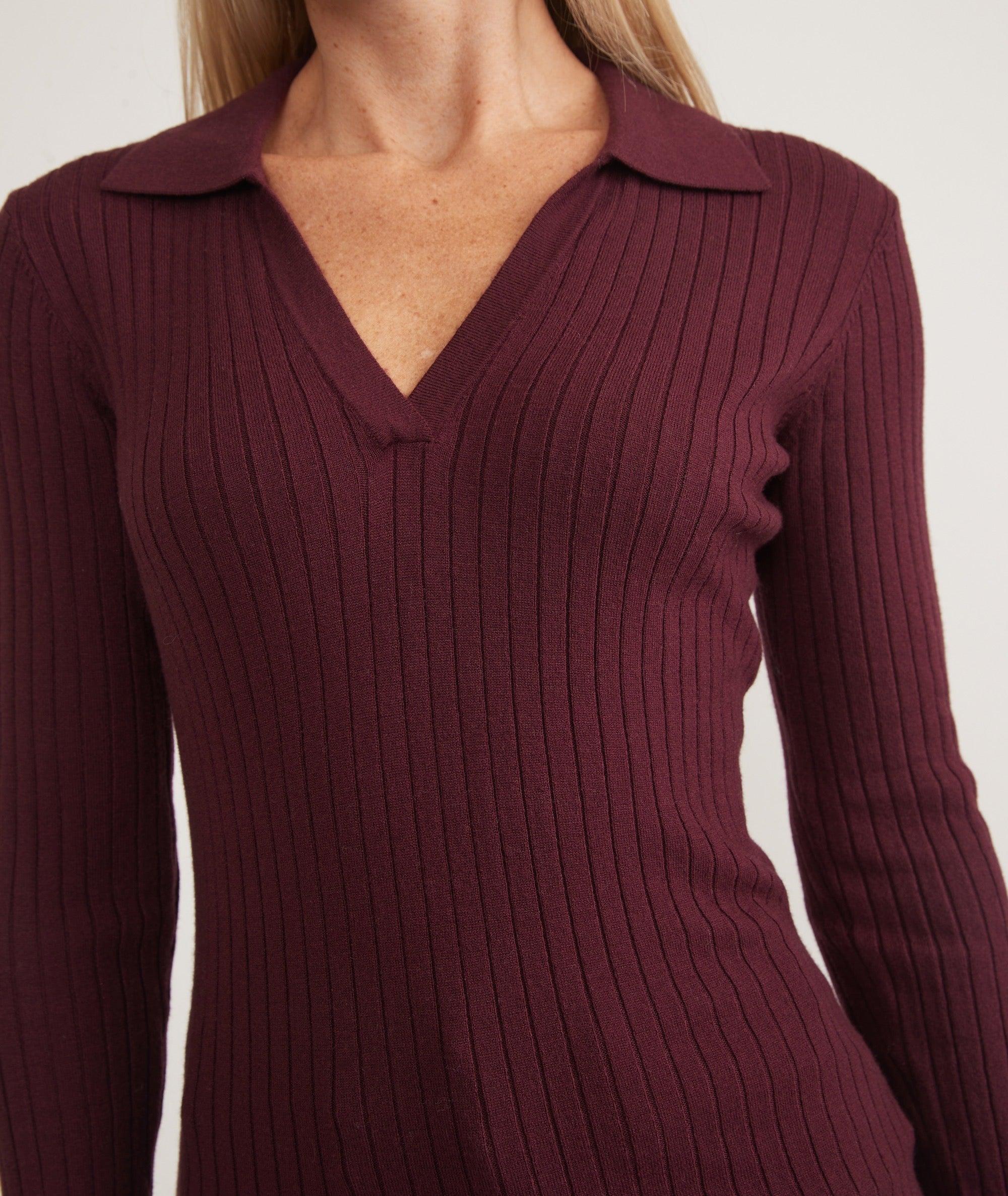 Deserae Knit Polo Product Image