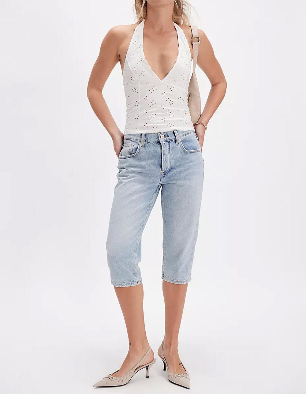 FREE PEOPLE Full Bloom Womens Halter Top - IVORY Product Image