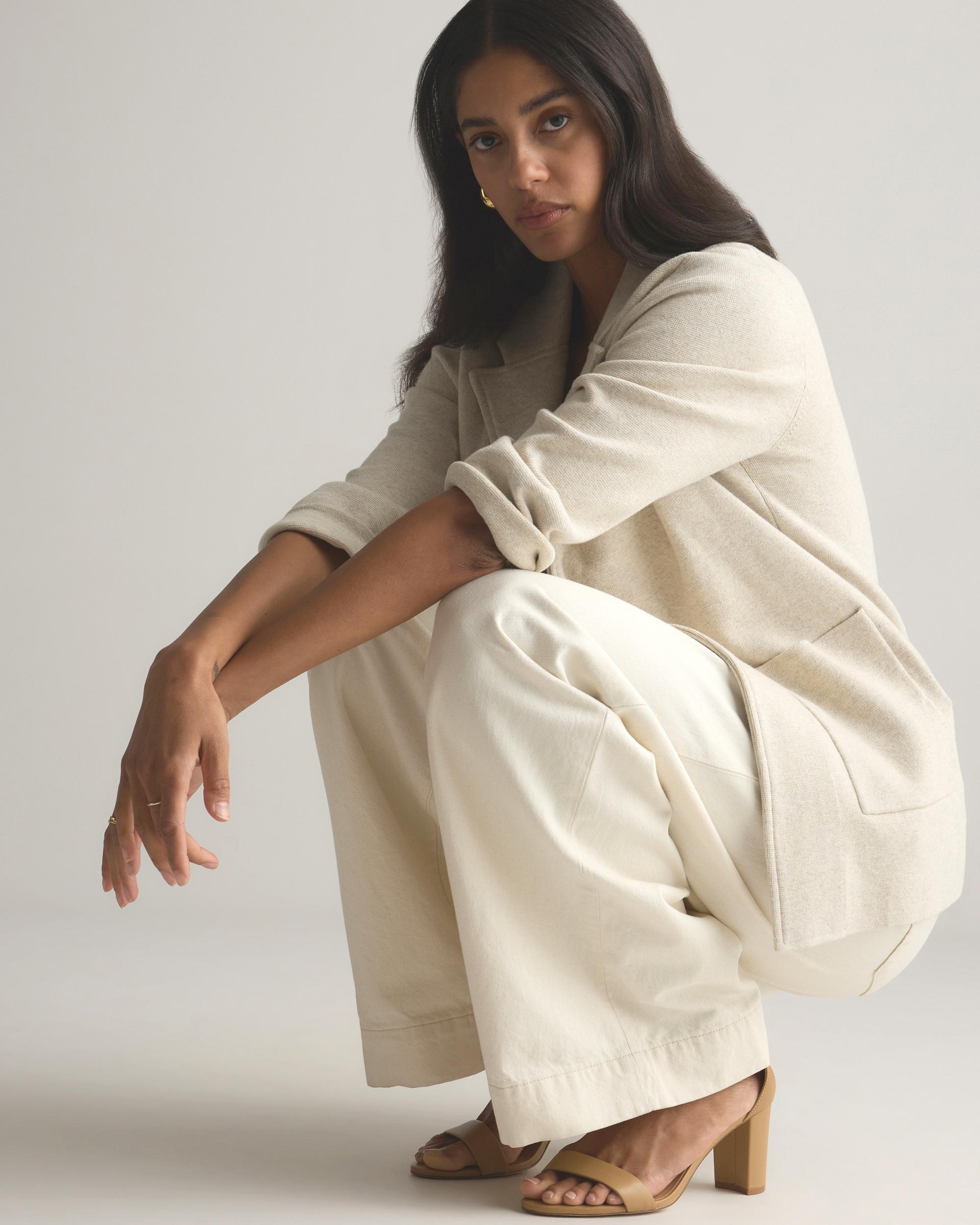 Quince | Women's Knit Blazer Organic Cotton Product Image