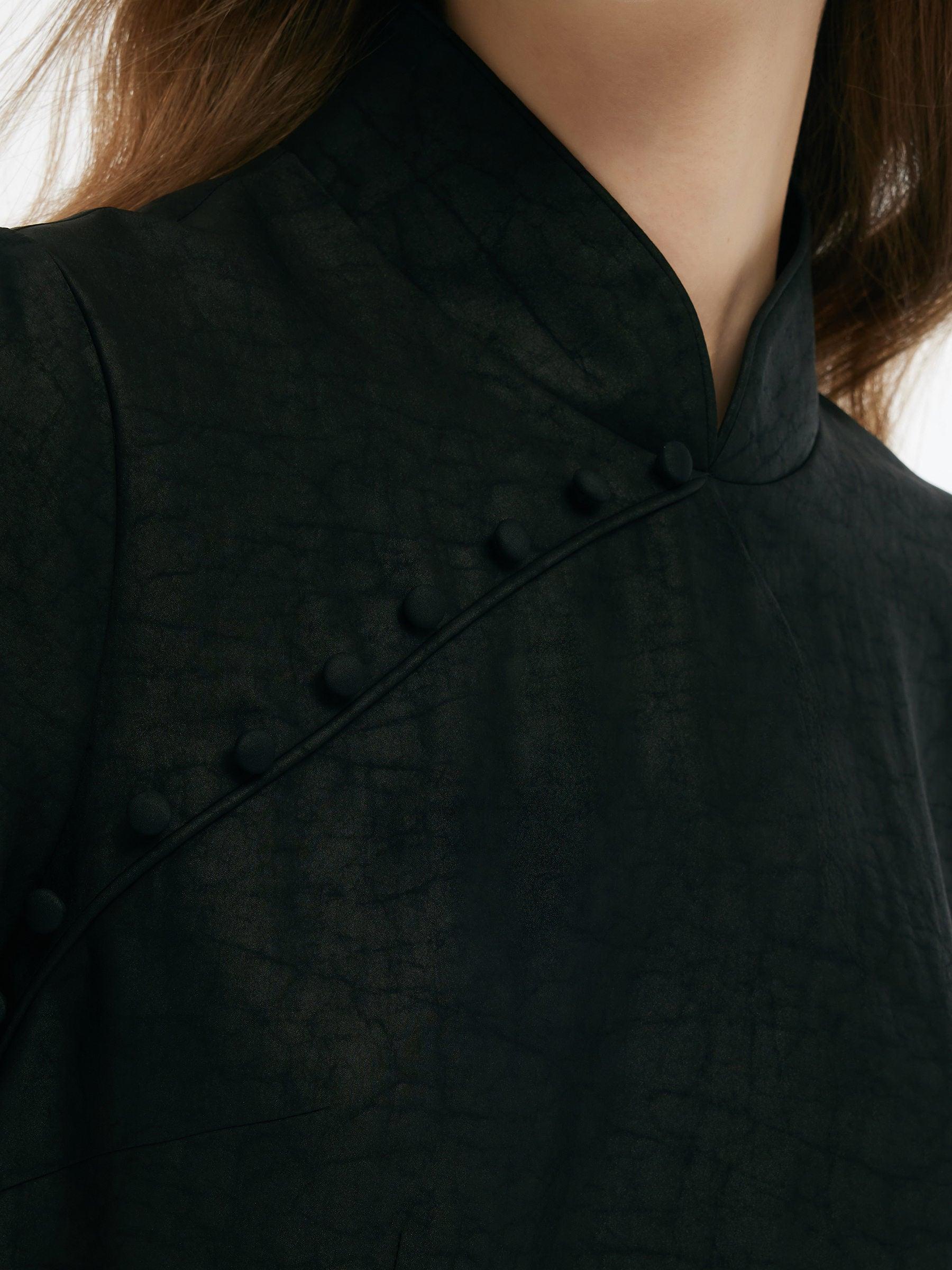 18MM Xiang Yun Silk Women Qipao Maxi Dress Product Image