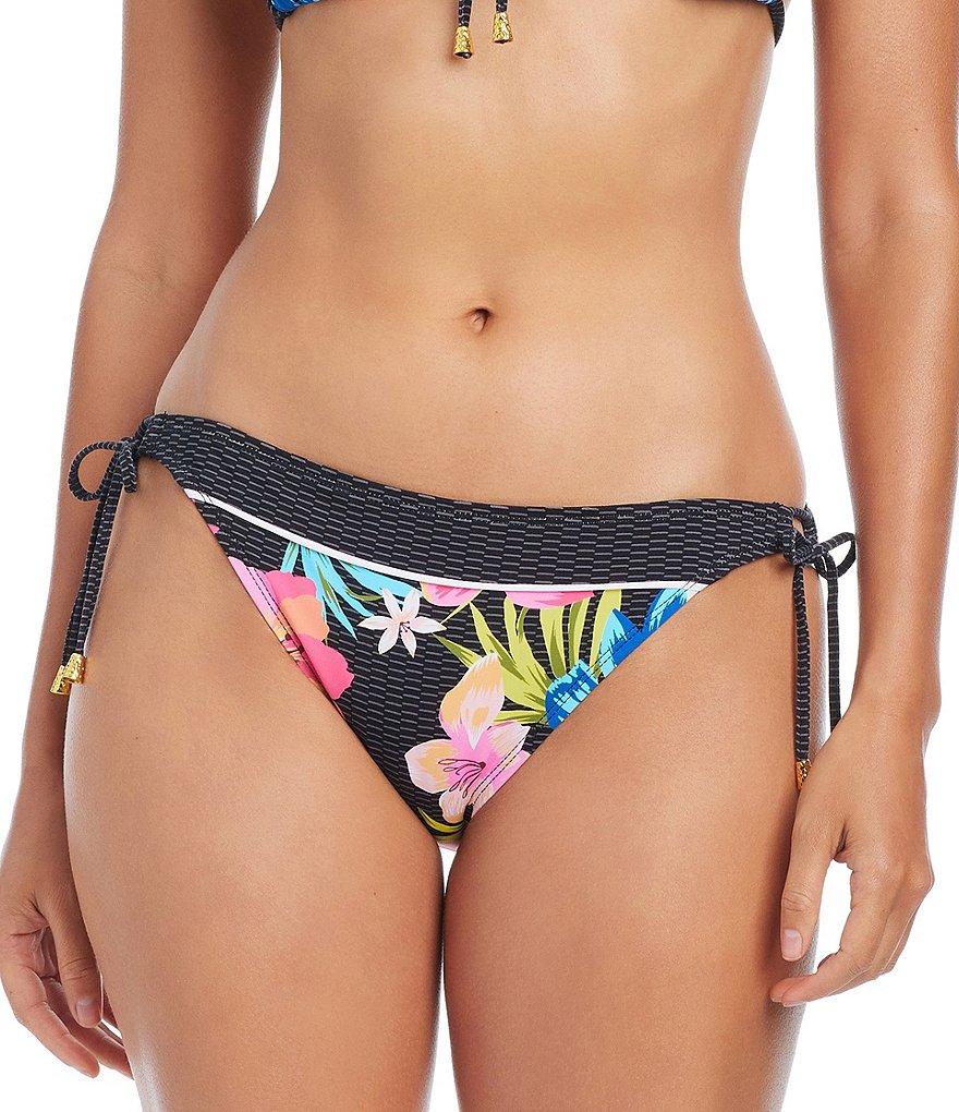 Bleu Rod Beattie Sweet Escape Floral Tie Side Hipster Swim Bottom Product Image