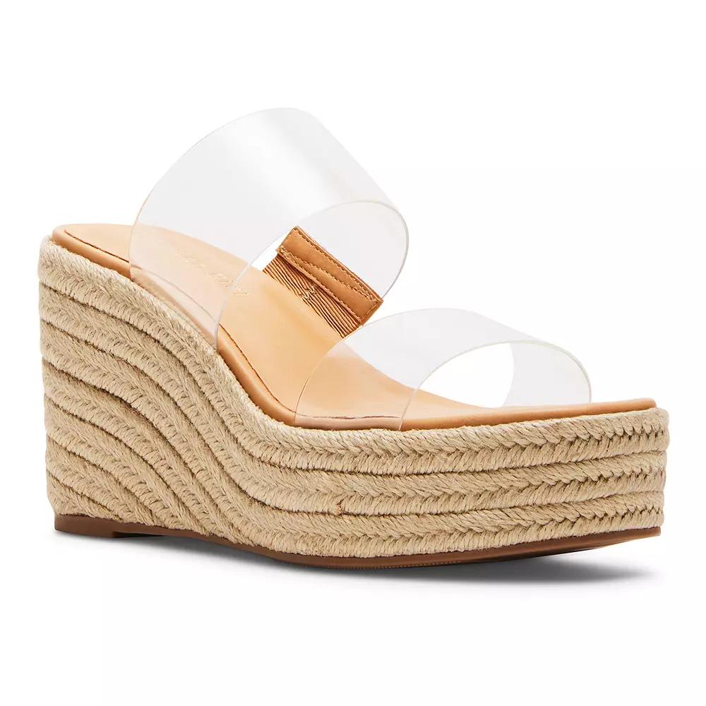 madden girl Vision Women's Sandals, Size: 10, Clear Product Image