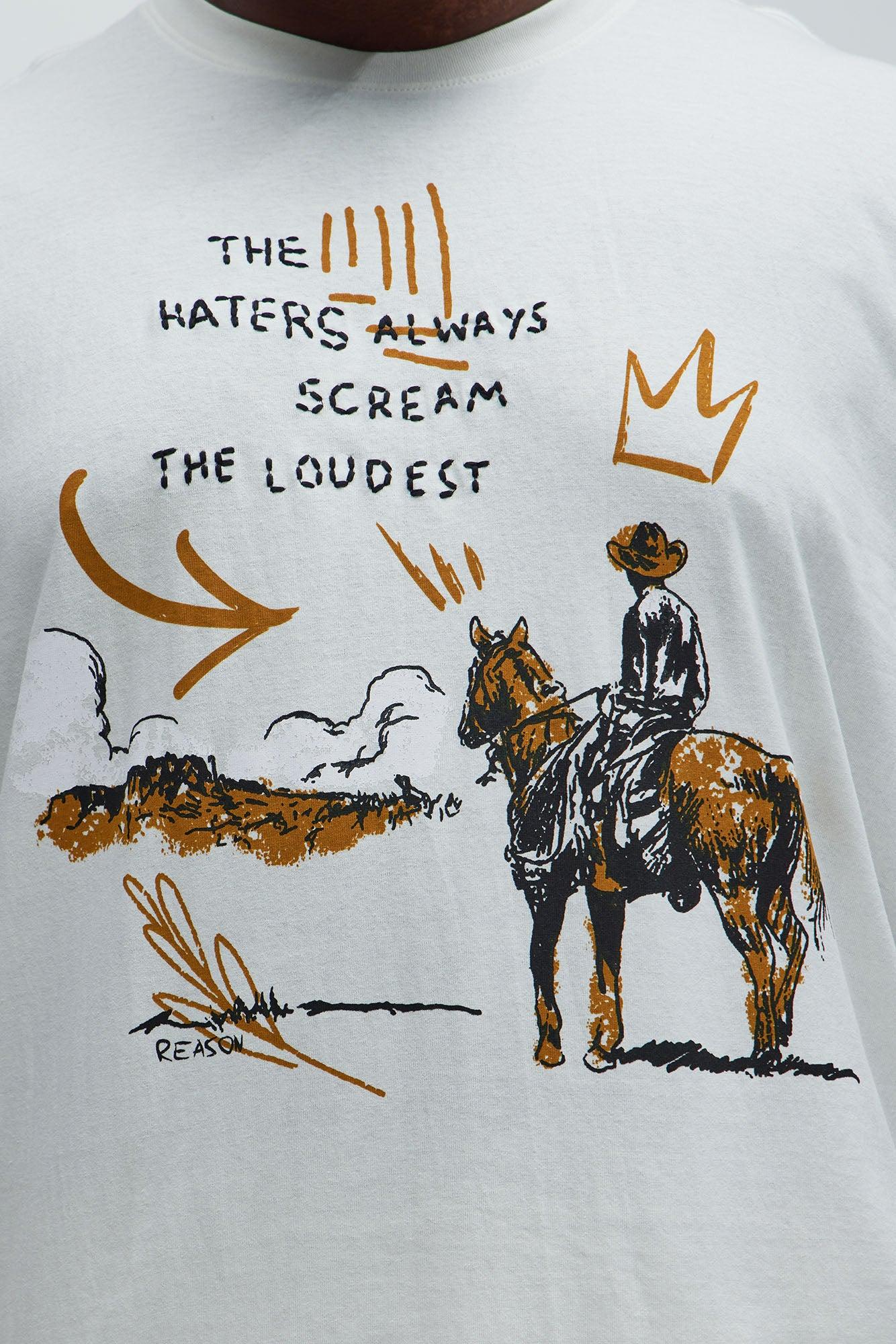 Cowboy Waterfall Short Sleeve Tee - Cream Product Image