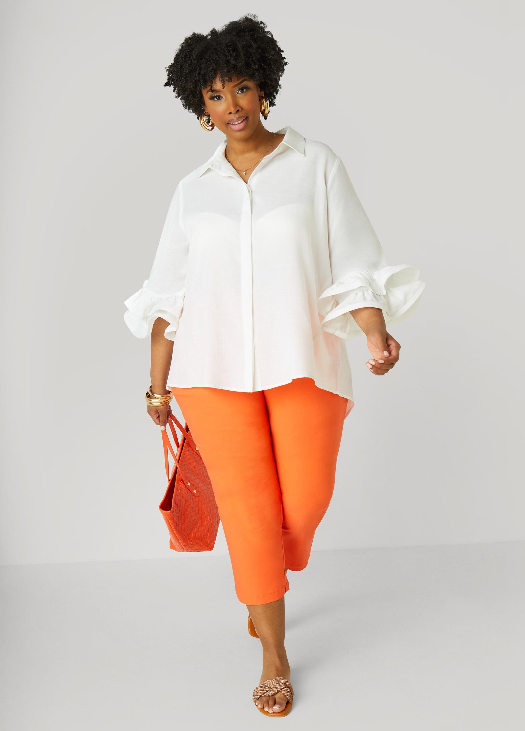 Ruffle Sleeved Shirt Product Image
