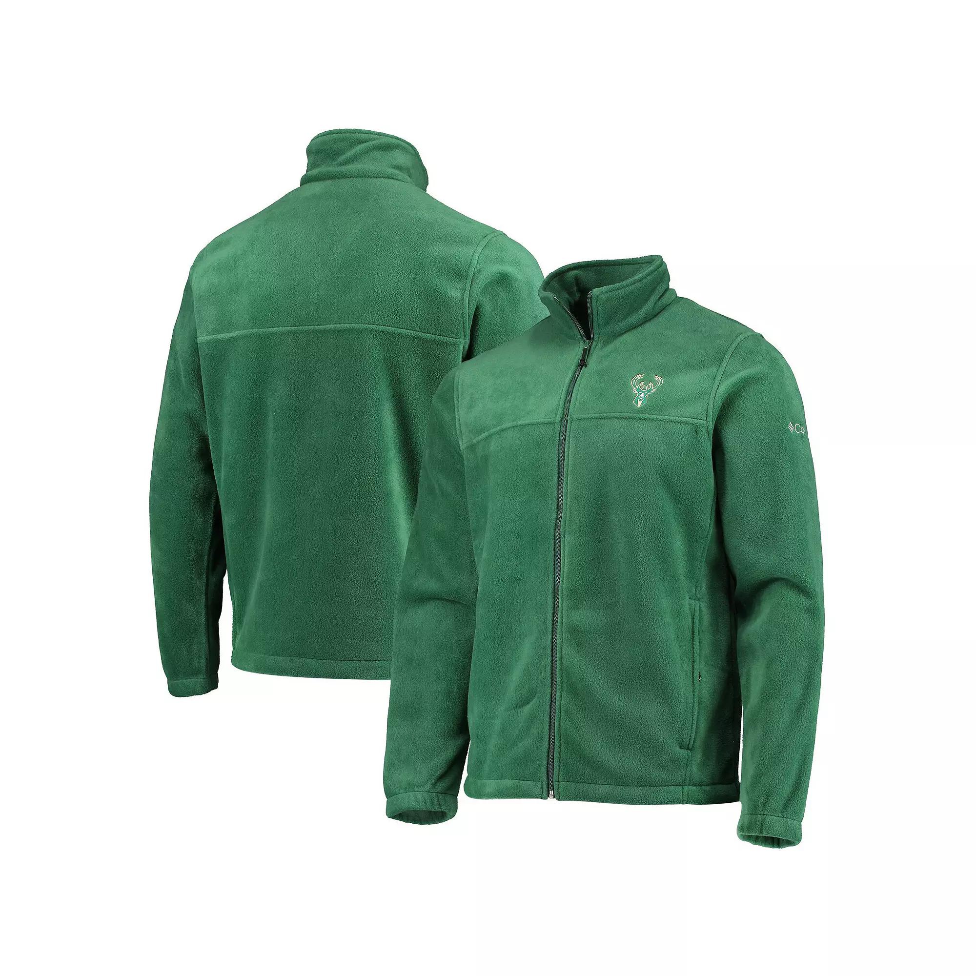 Men's Columbia Milwaukee Bucks Hunter Green Flanker Full-Zip Jacket,  Product Image
