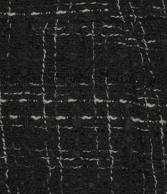 B. Darlin Sleeveless Scoop Neck Boucle Bodice Skater Skirt Dress Product Image