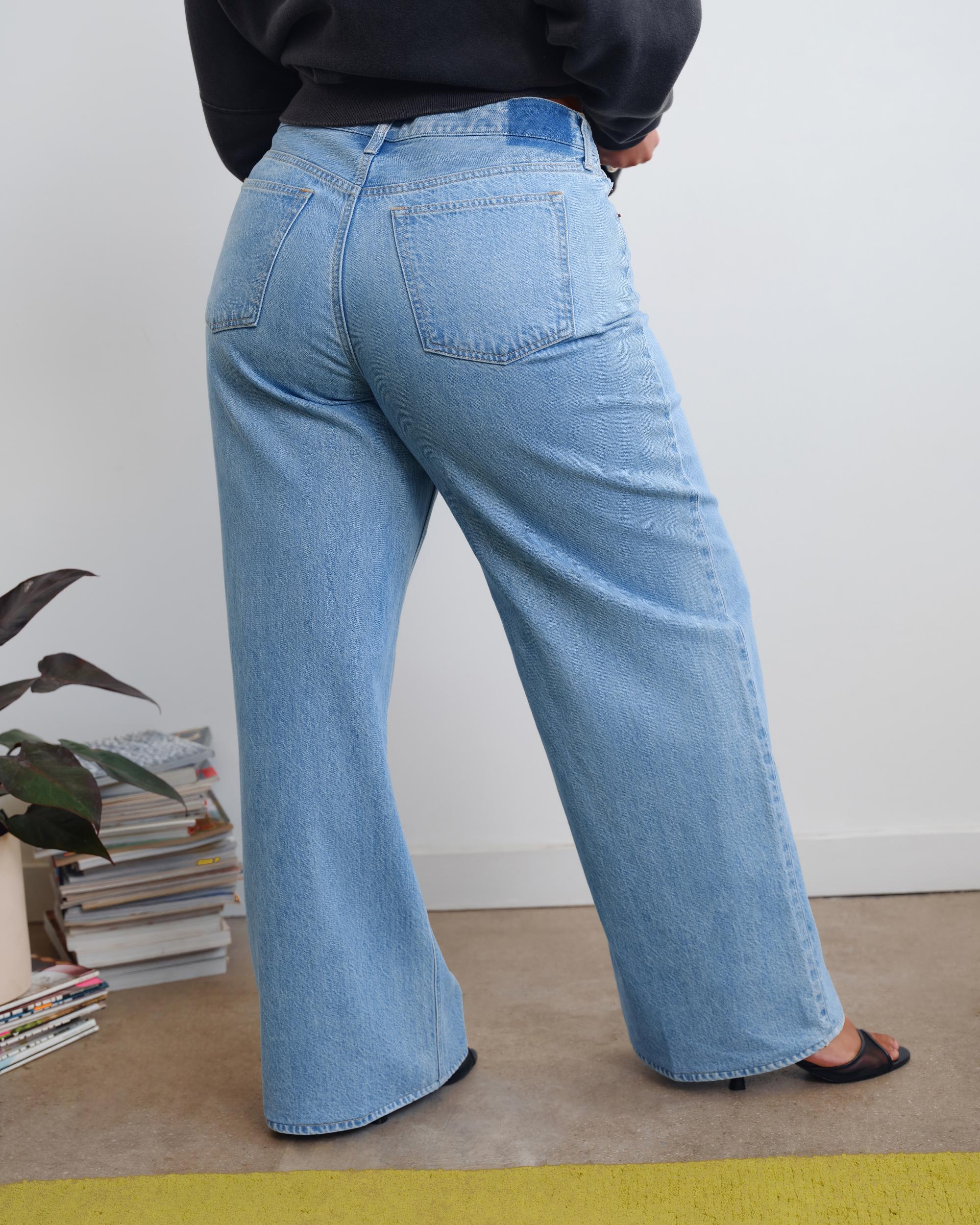 Curve Love High Rise Wide Leg Jean Product Image