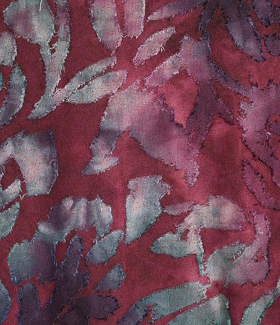 Westbound Notch Collar Printed 3/4 Sleeve Blouse Product Image