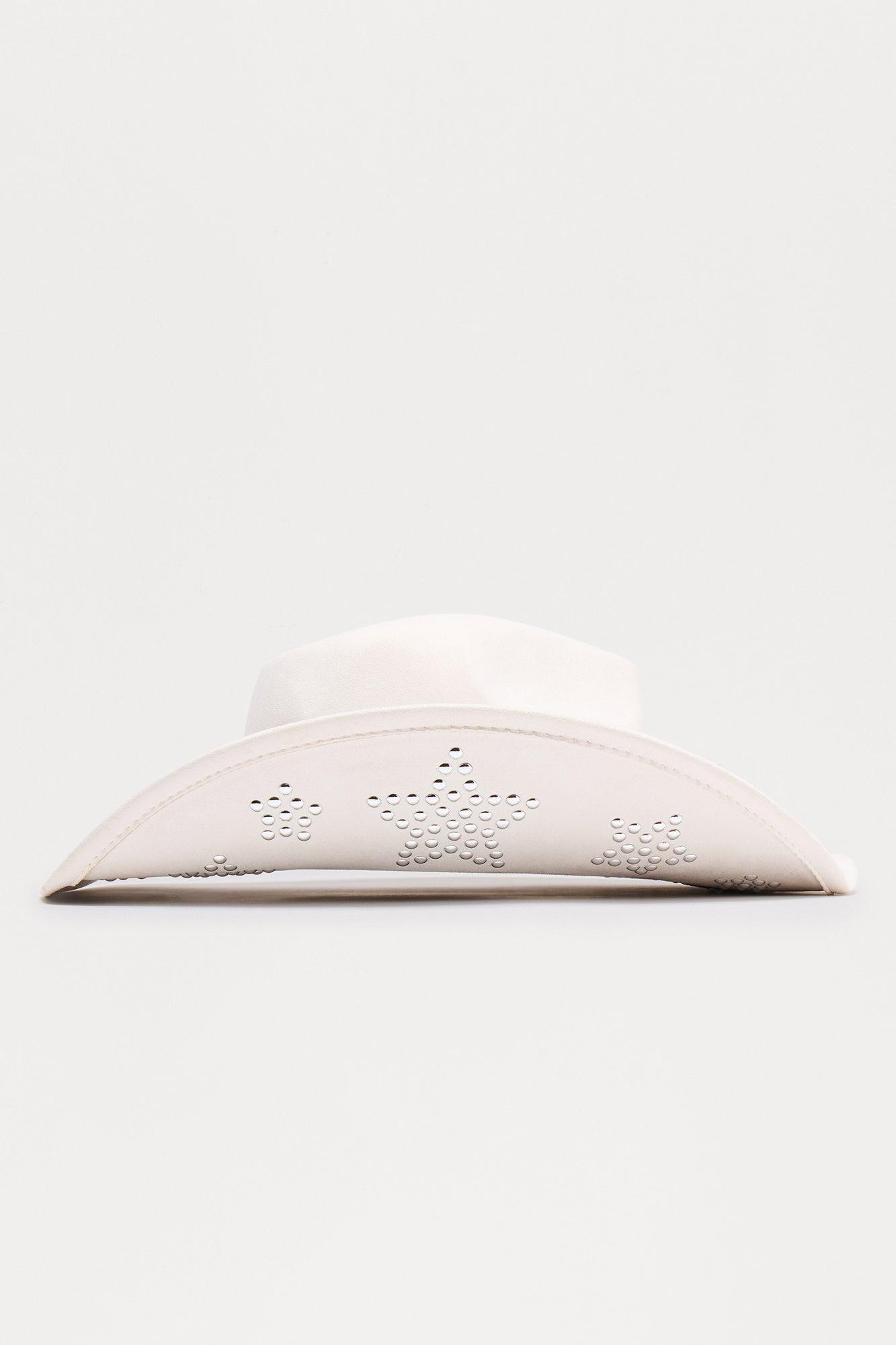 Got You Star Struck Cowboy Hat - Ivory Product Image