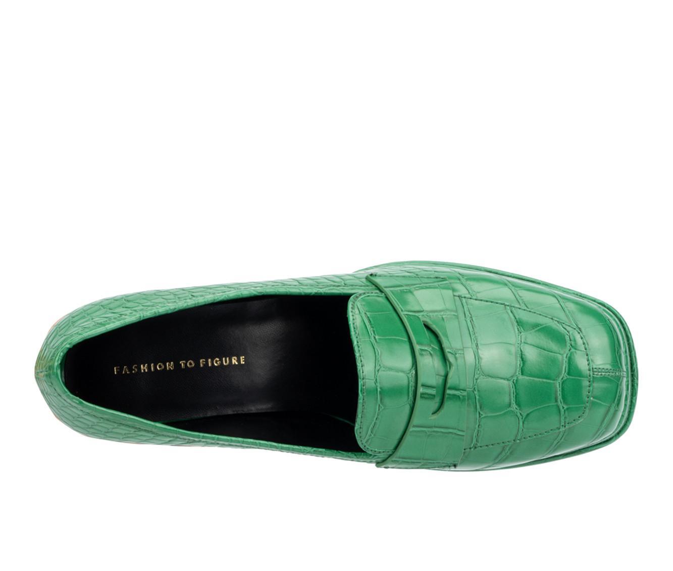 Women's Fashion to Figure Madelyn Wide Width Platform Loafer Product Image