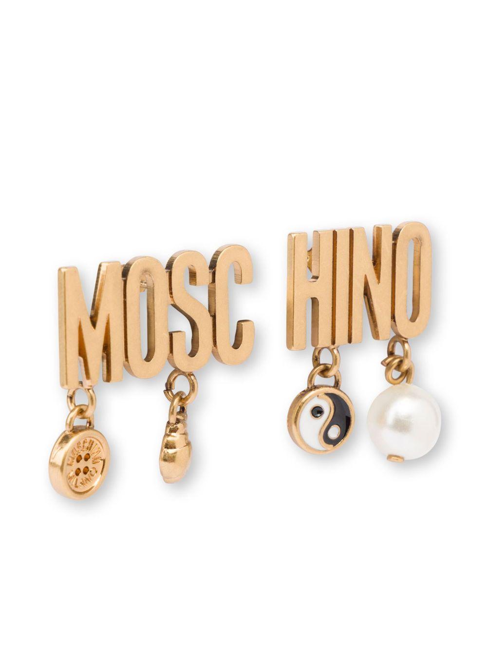logo-lettering earrings Product Image