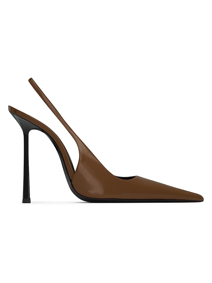 Womens Vendome Slingback Pumps in Glazed Leather Product Image