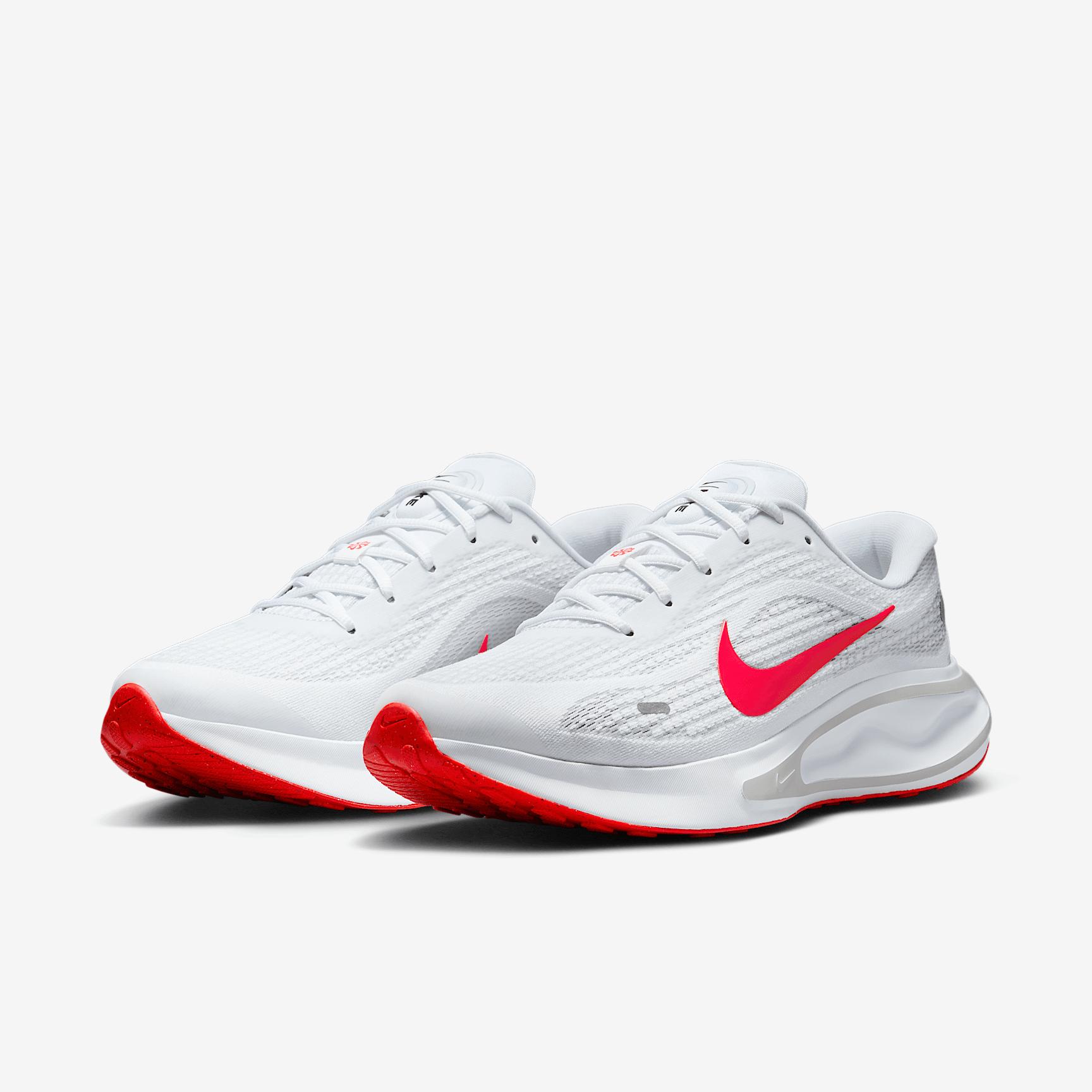Nike Mens Journey Run Running Shoes in White/Wolf Grey/Pure Platinum Product Image