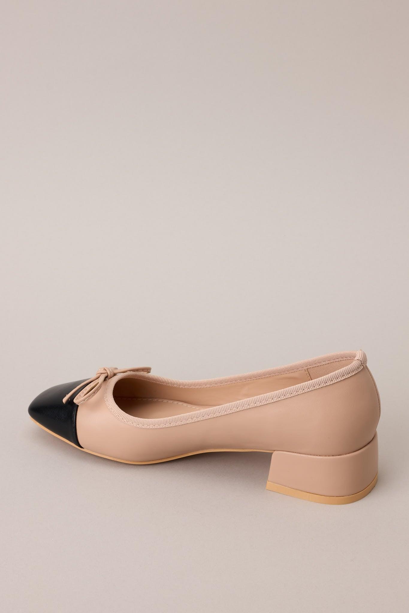 Cityscape Stride Beige Short Block Heels Product Image