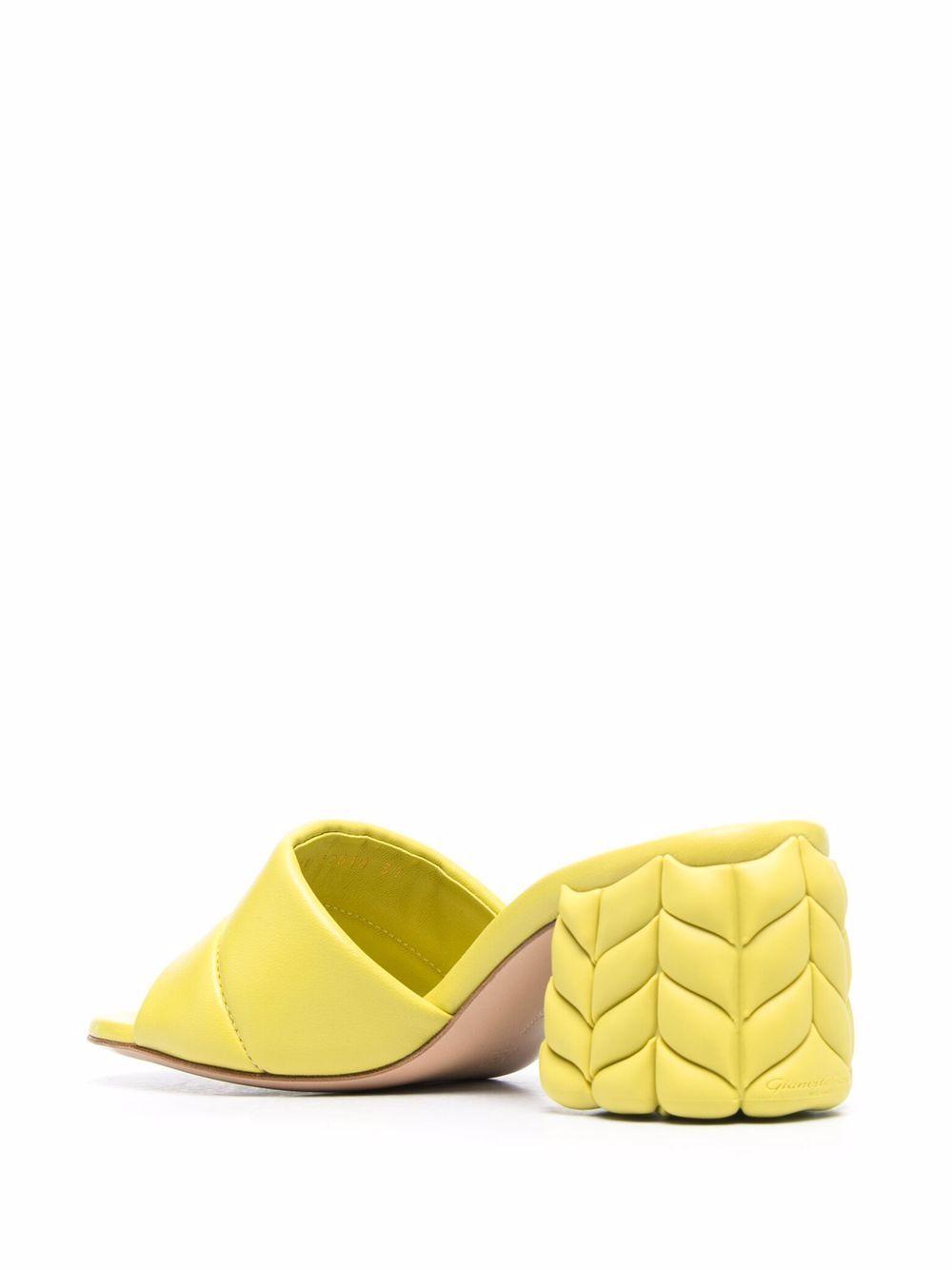 padded leather sandals  Product Image