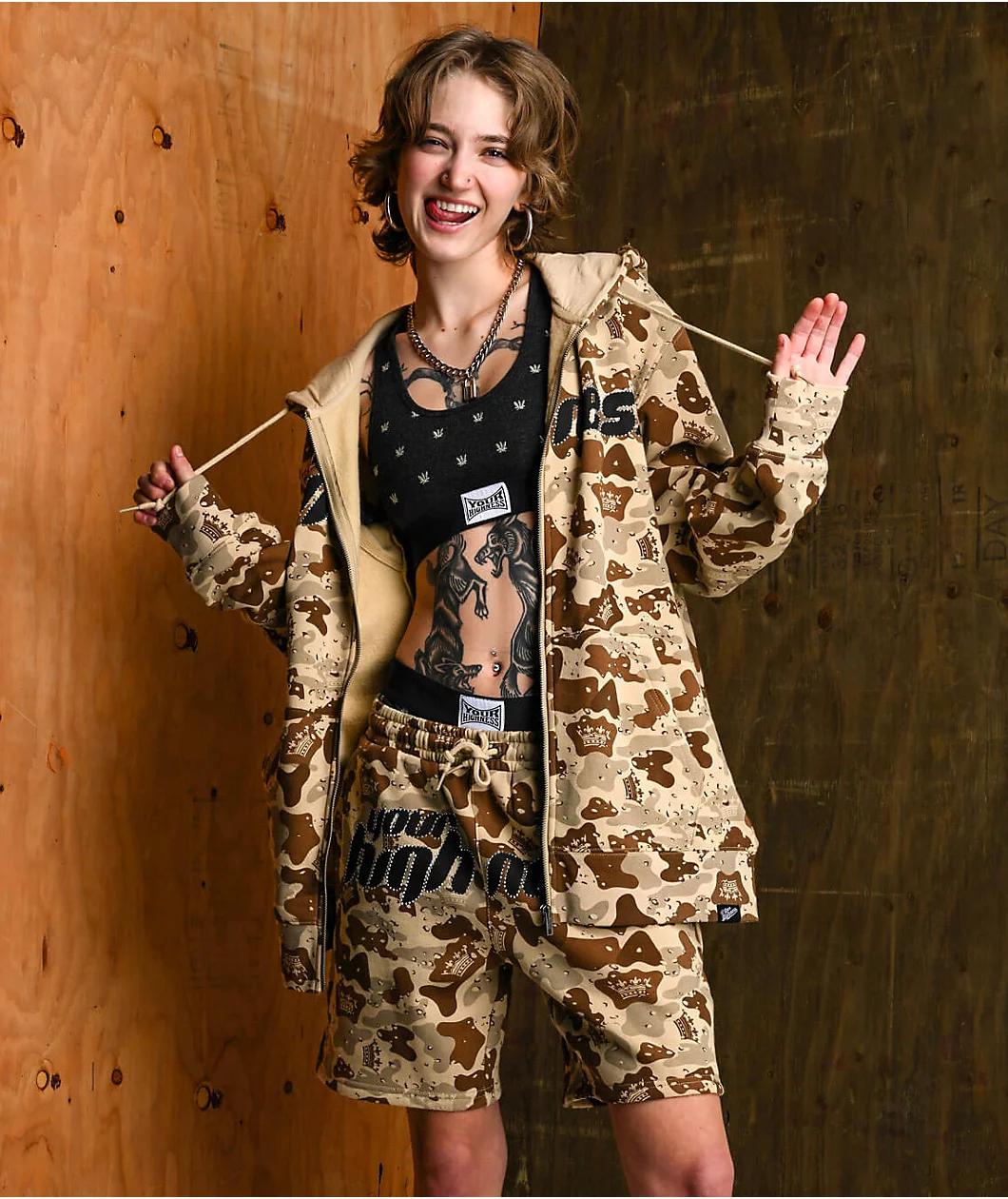 Your Highness OG Desert Camo Sweat Shorts Product Image