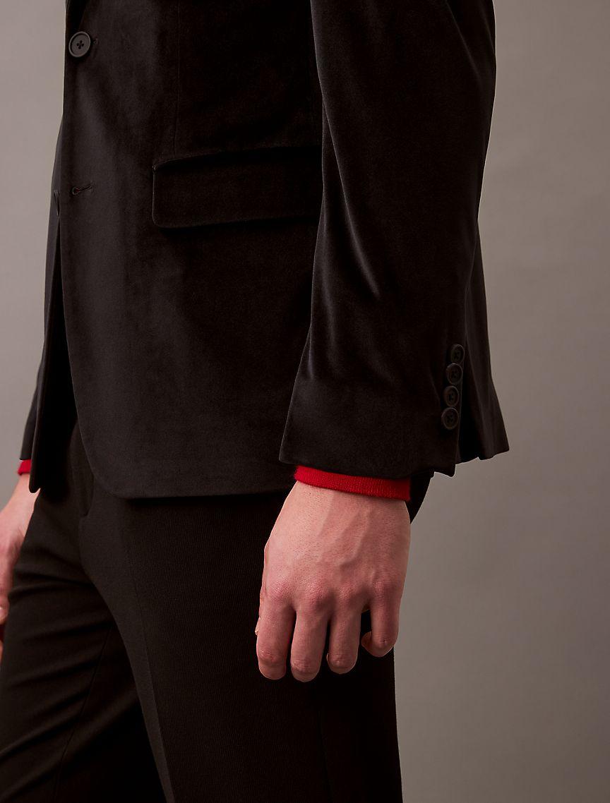 Velvet Slim Blazer Product Image