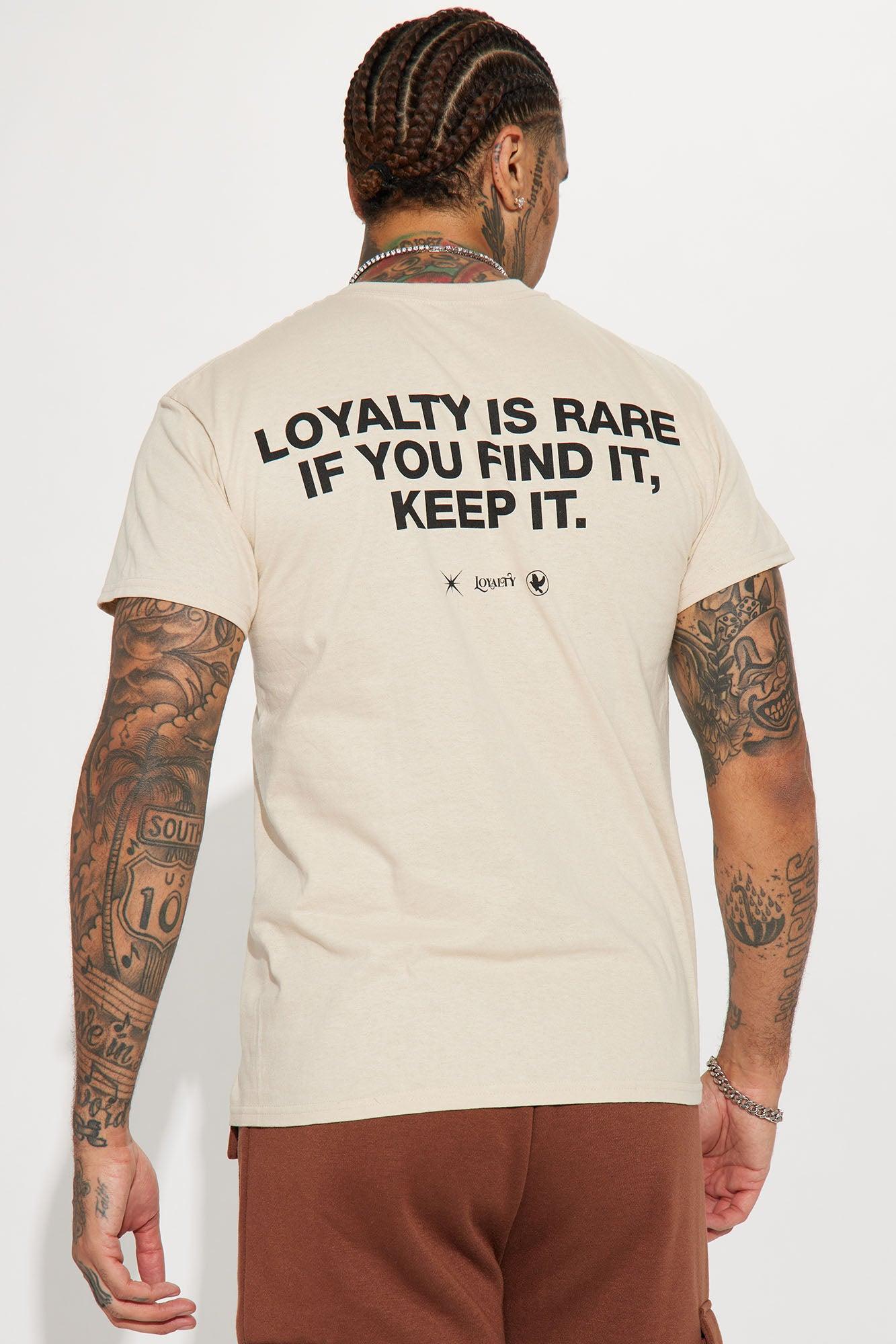 Loyalty Is Rare Short Sleeve Tee - Sand Product Image
