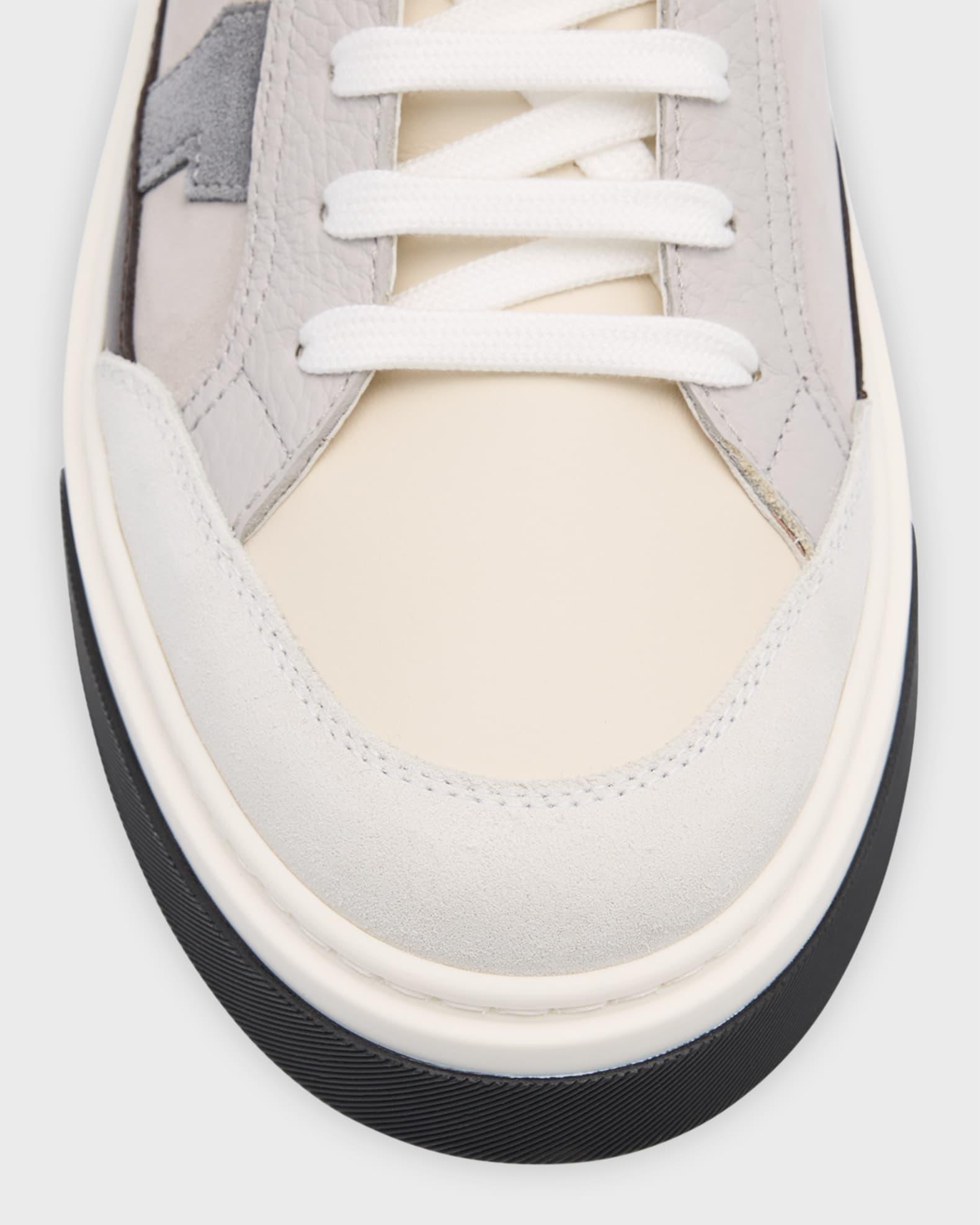 Men's Cassina Gancini Leather Low-Top Sneakers Product Image