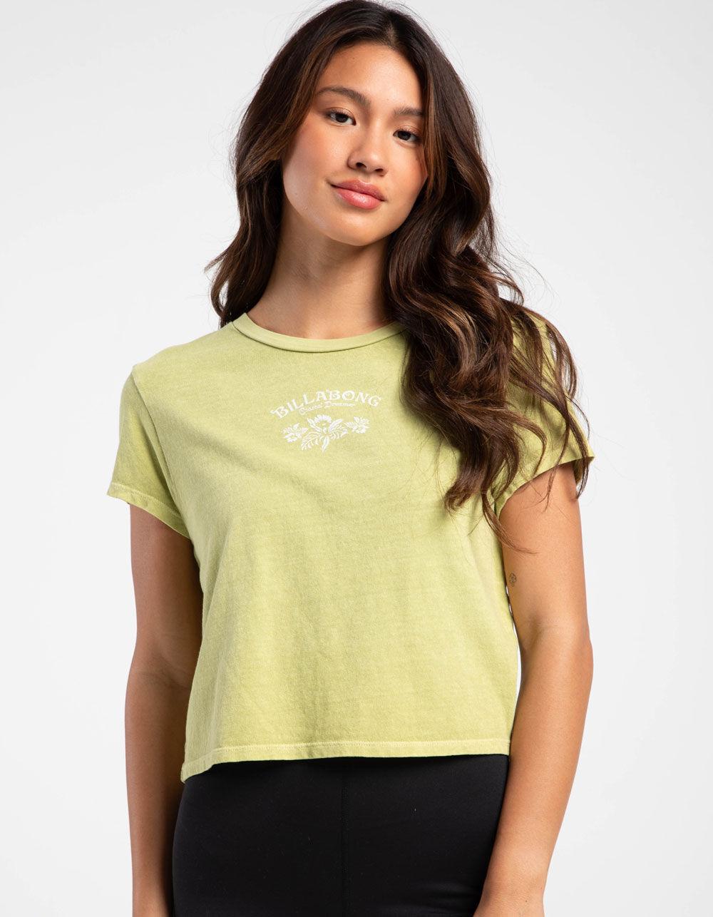 BILLABONG Dreamer Womens Crop Tee - MOSS Product Image