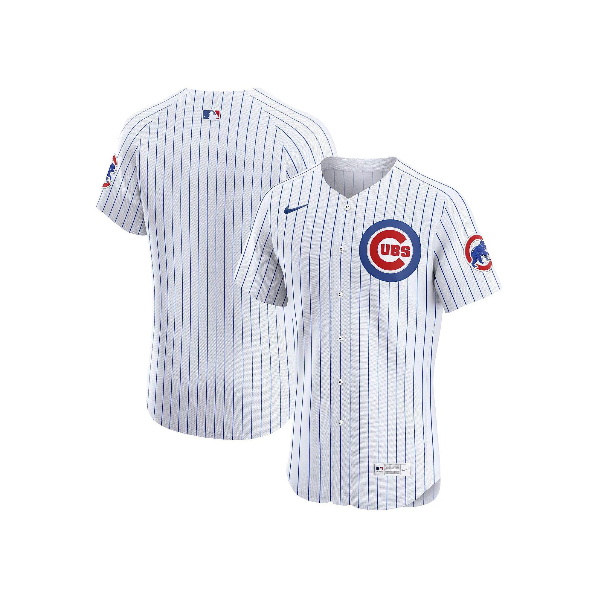 Men's Nike White Chicago Cubs Home Elite Jersey, Size: 56 Product Image