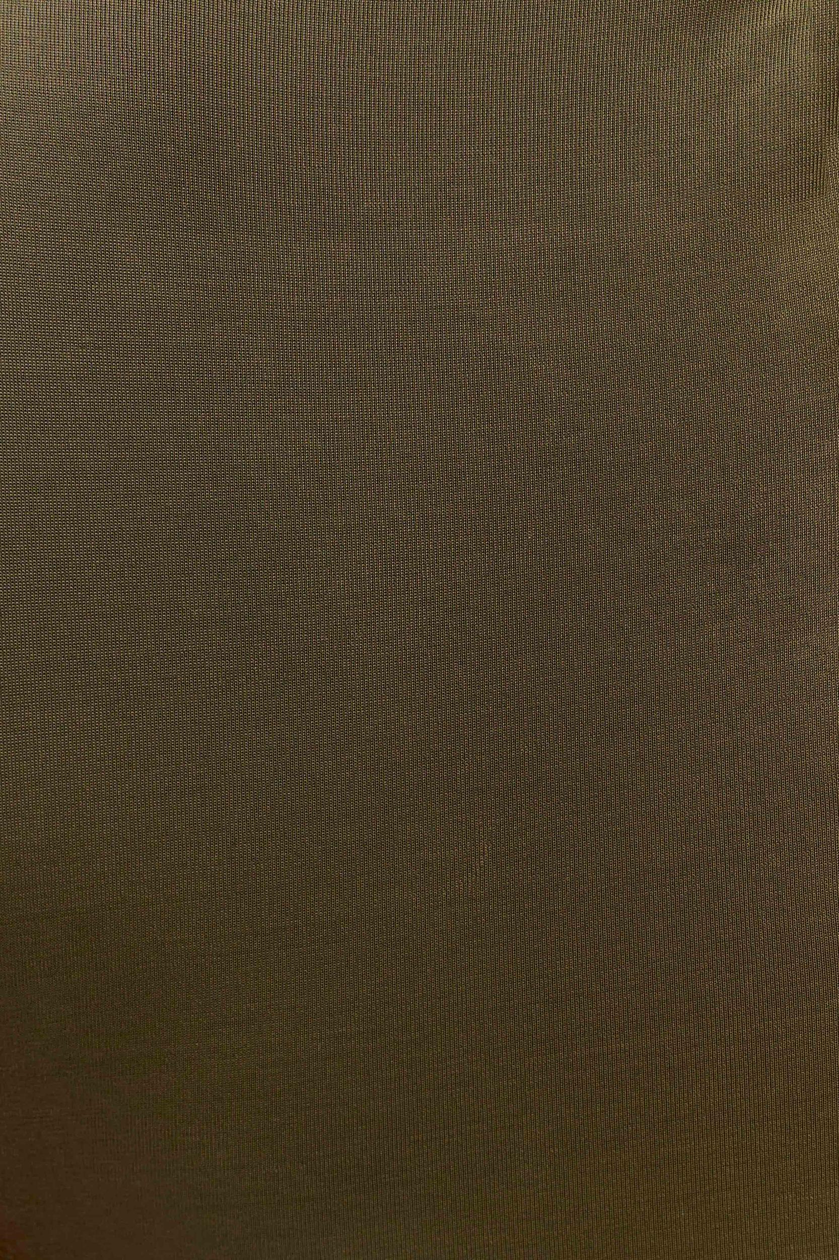 Hadleigh Sleeveless Slinky Top - Dark Olive Product Image