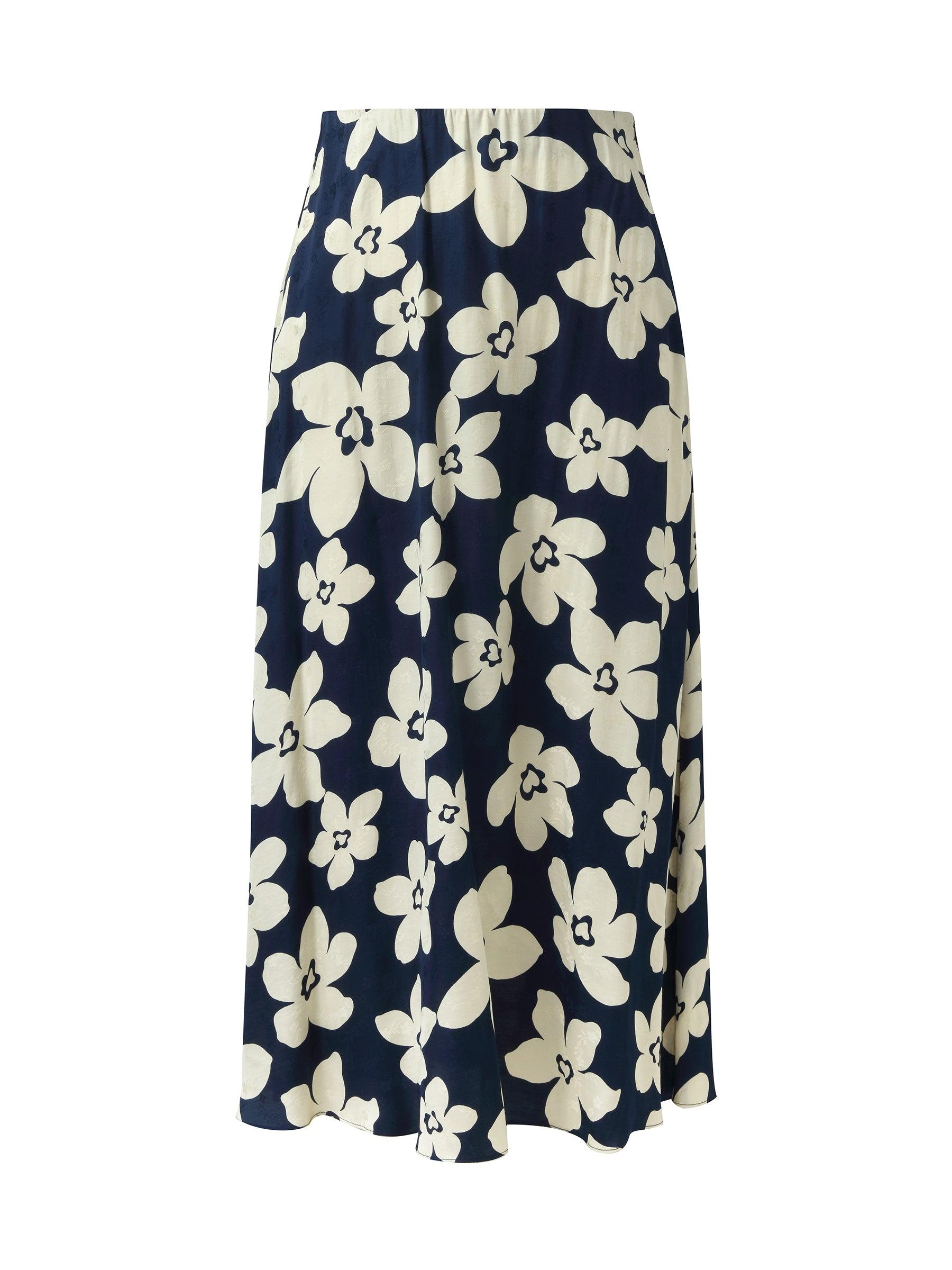 Floral Print A-Line Women Skirt Product Image