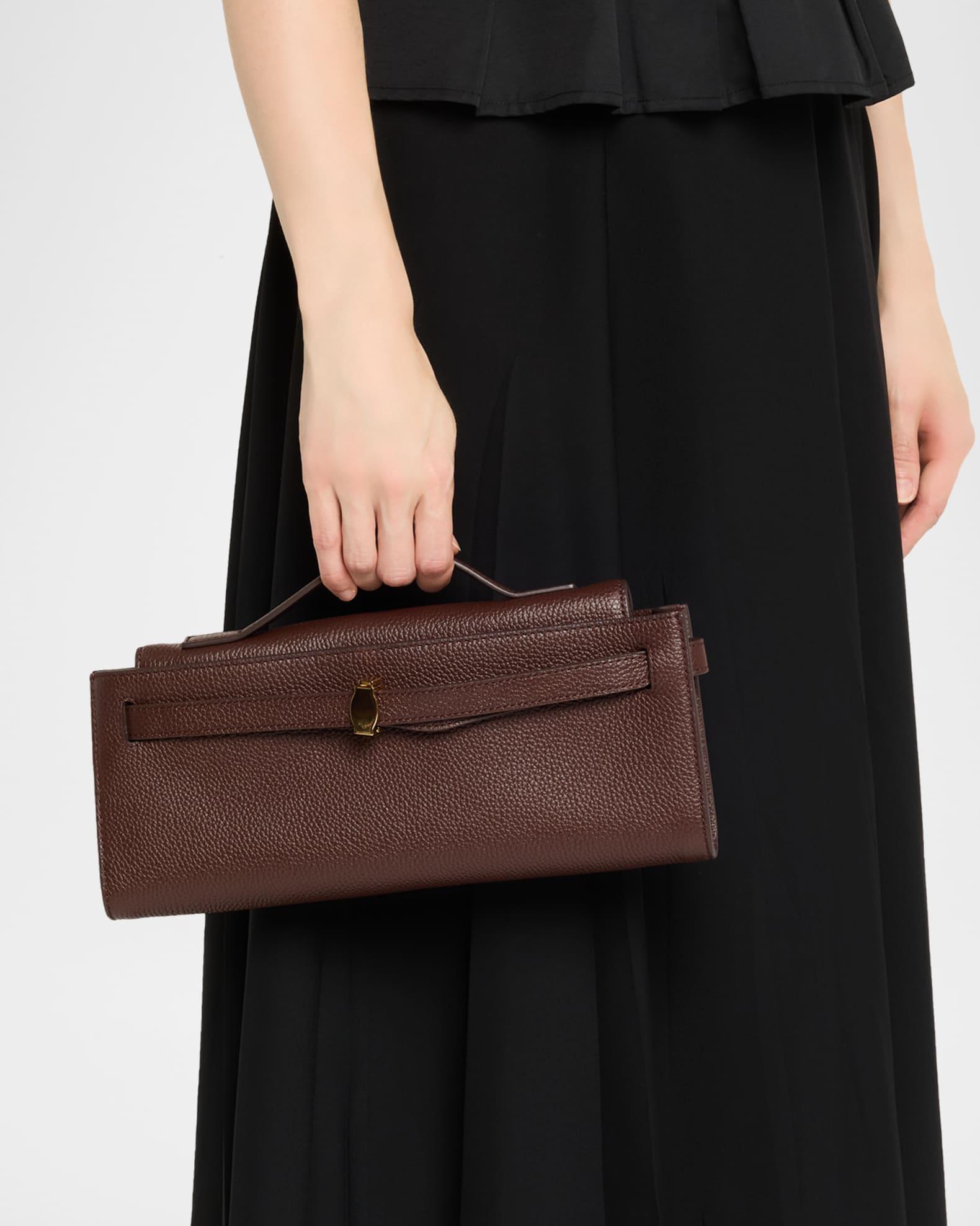 Dash Belted Grain Leather Clutch Bag Product Image
