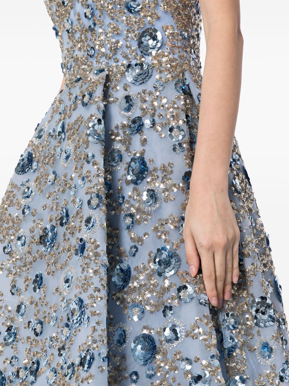 sequin-embellished tulle dress Product Image