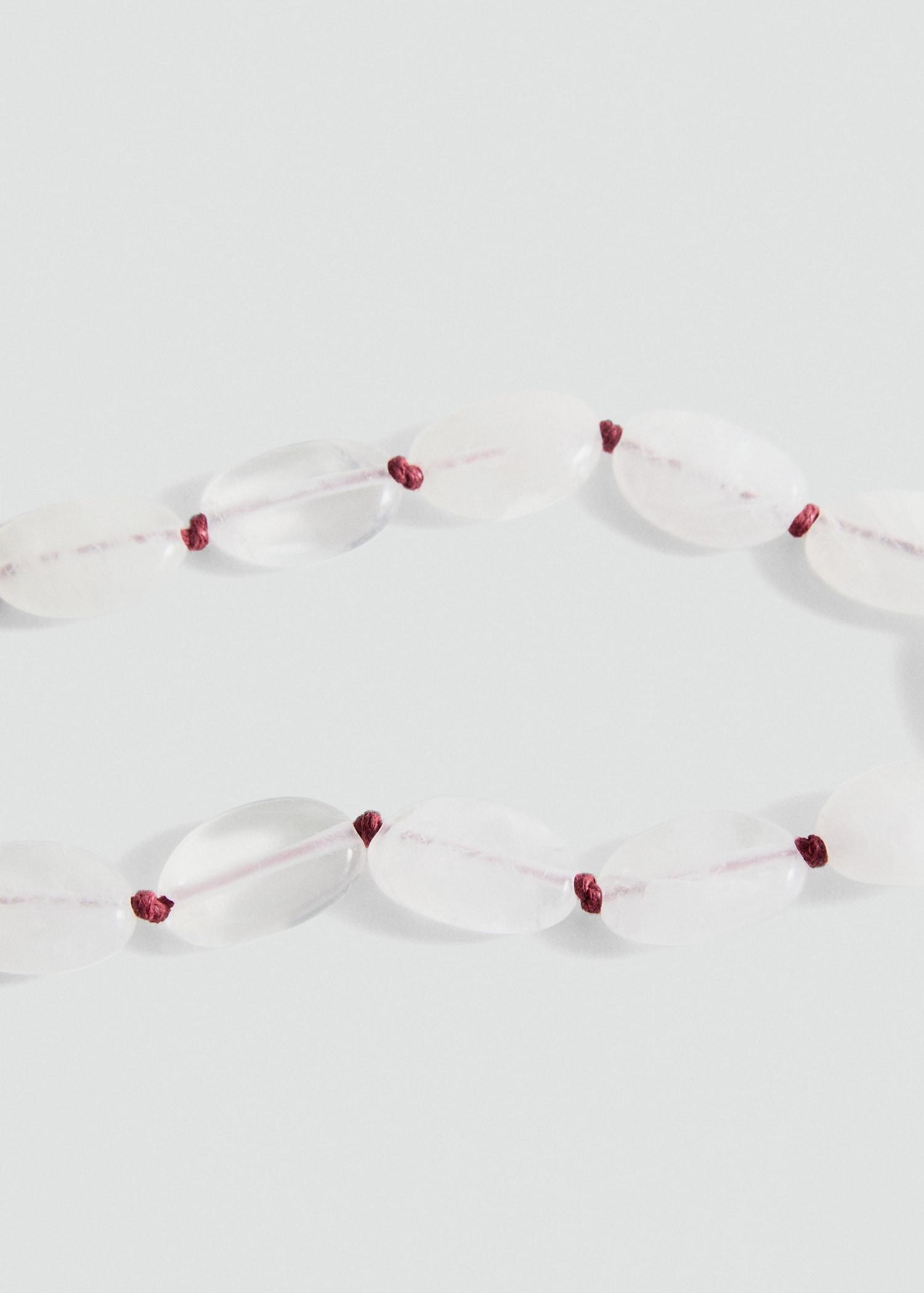 Stones pendant necklace - Women | MANGO USA Product Image