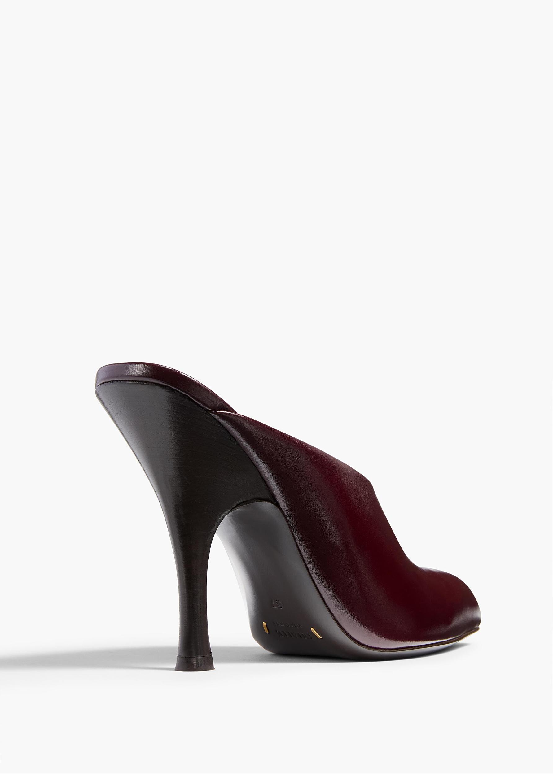 Colt Mule in Bordeaux Glazed Leather Product Image