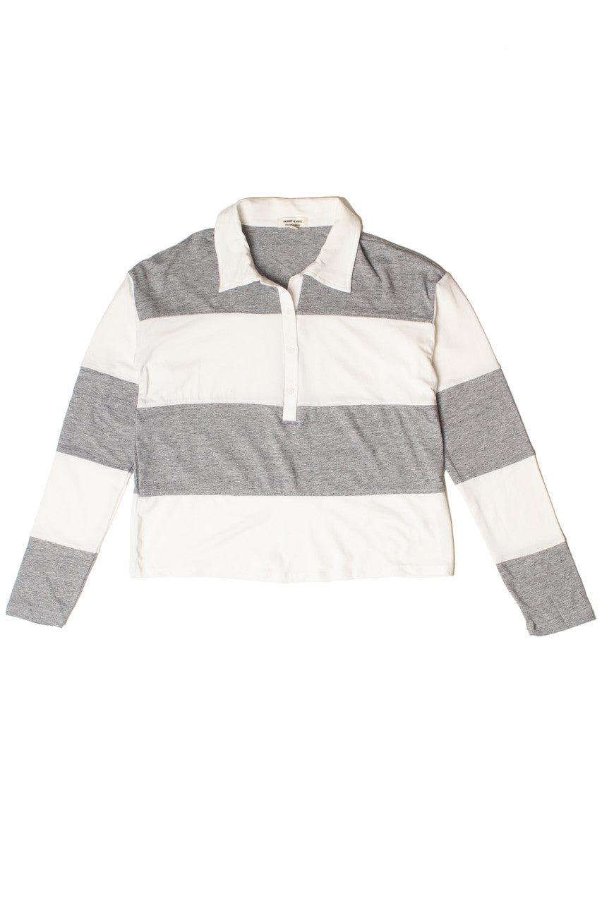 Long Sleeve Rugby Polo Tee Product Image