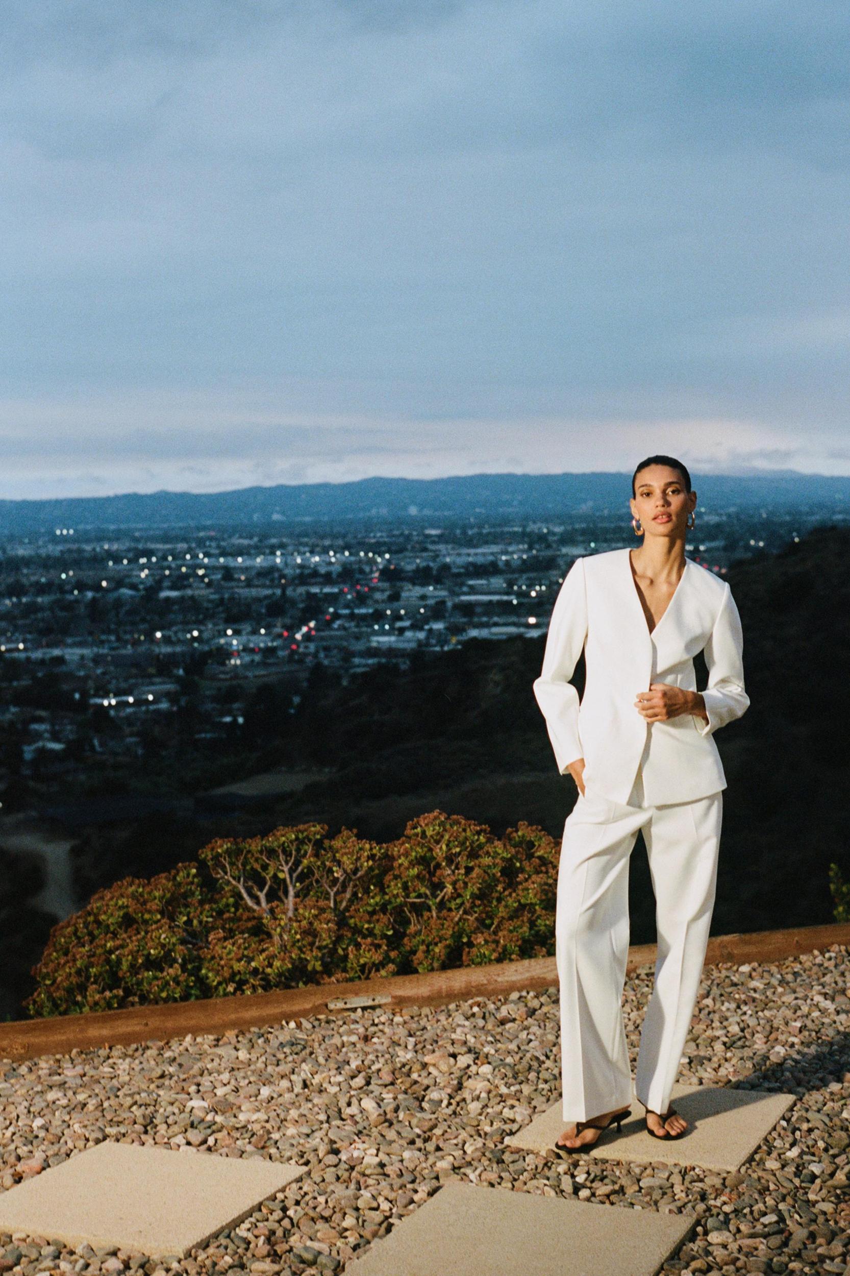 STRAIGHT HIGH WAIST PANTS Product Image