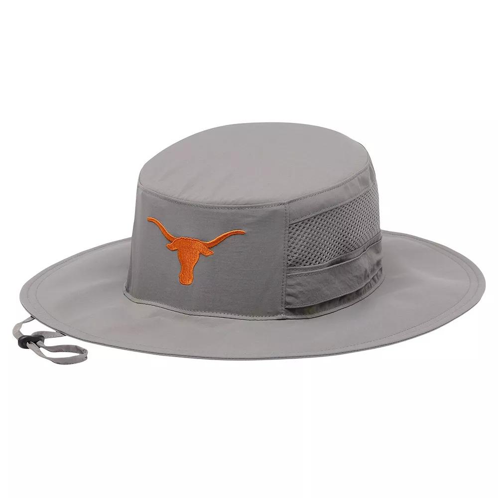 Men's Columbia  Gray Texas Longhorns Bora Bora III Omni-Shade Booney Hat, Grey Product Image