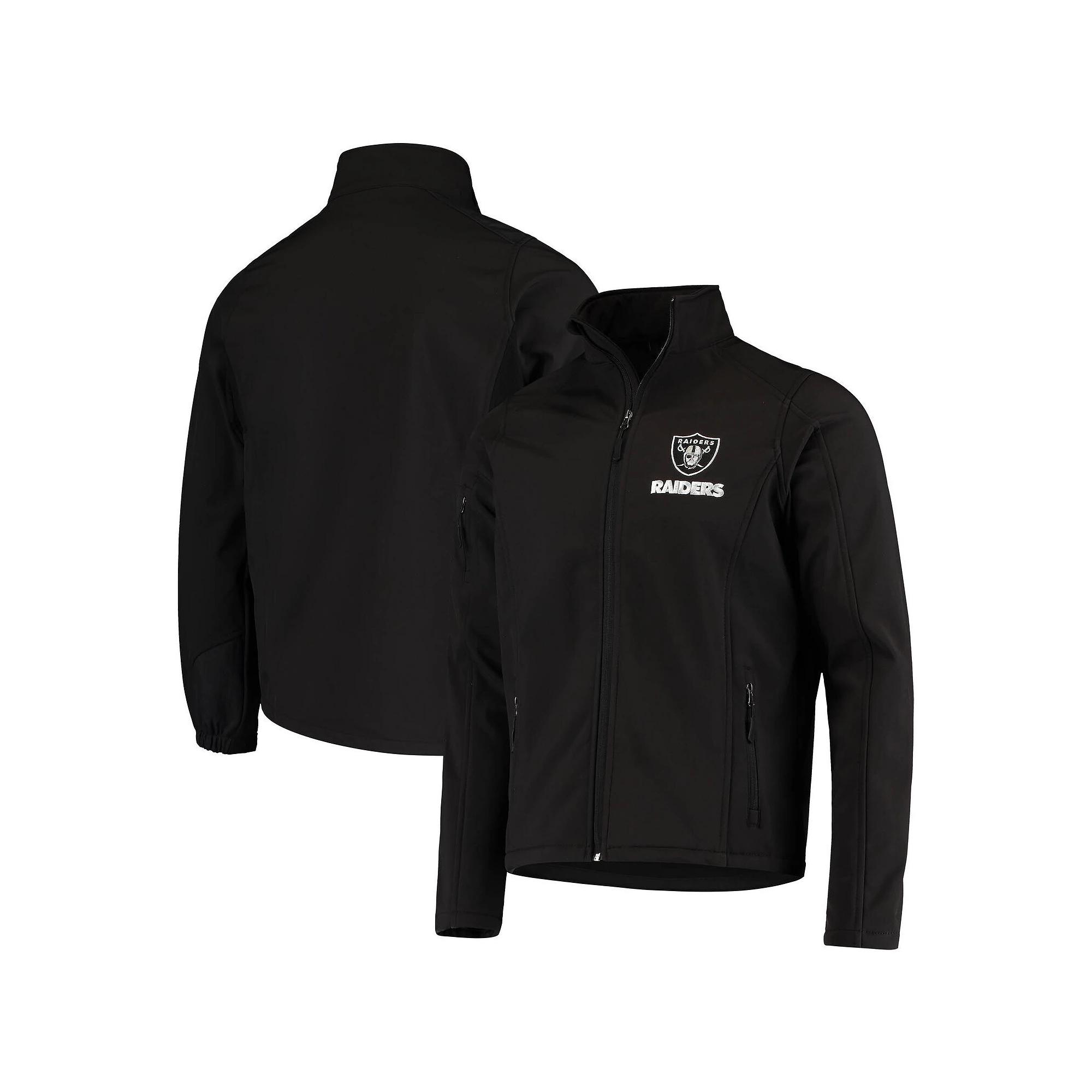 Men's Dunbrooke Black Las Vegas Raiders Sonoma Softshell Full-Zip Jacket,  Product Image