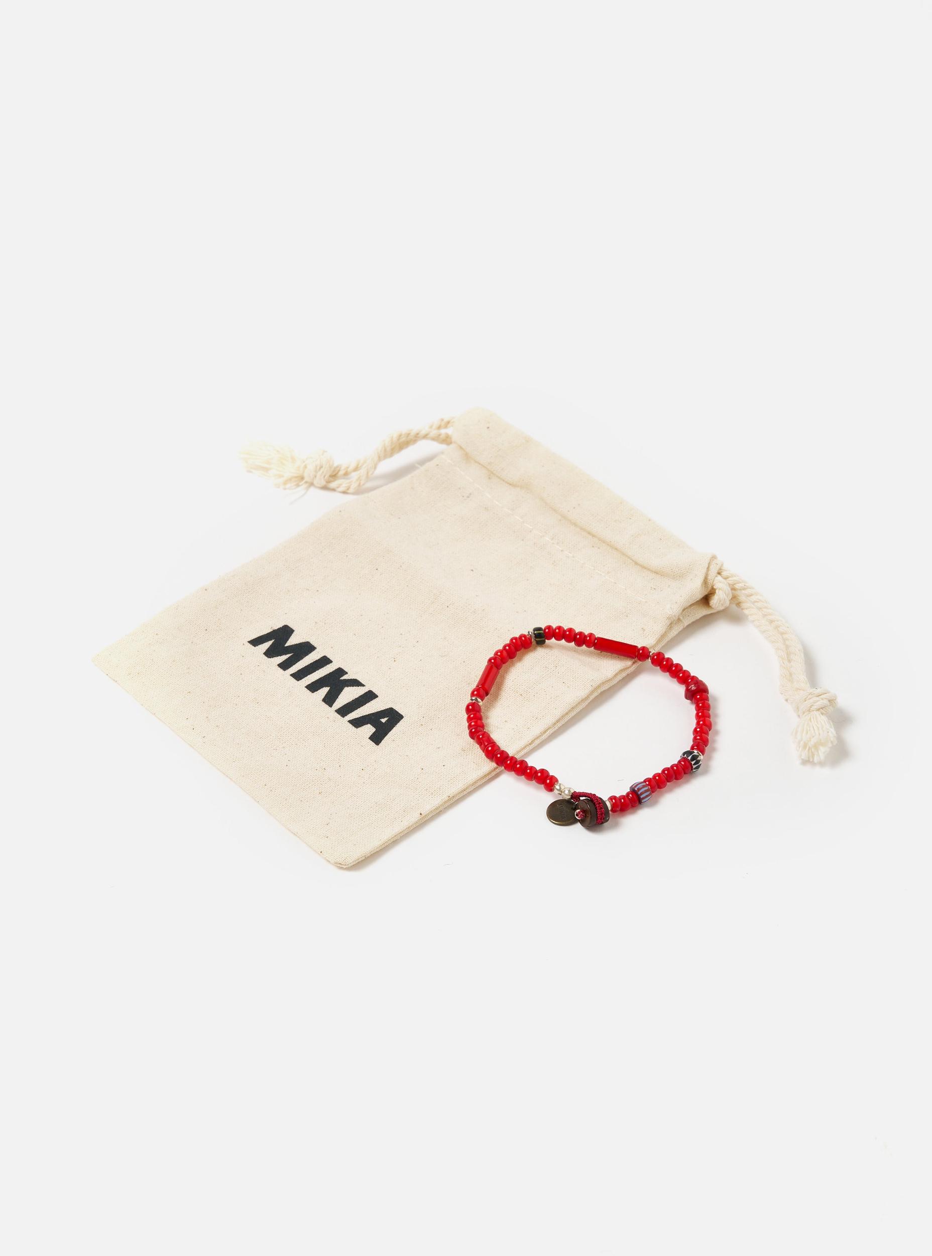 Mikia Bracelet in Red/White Hearts Product Image