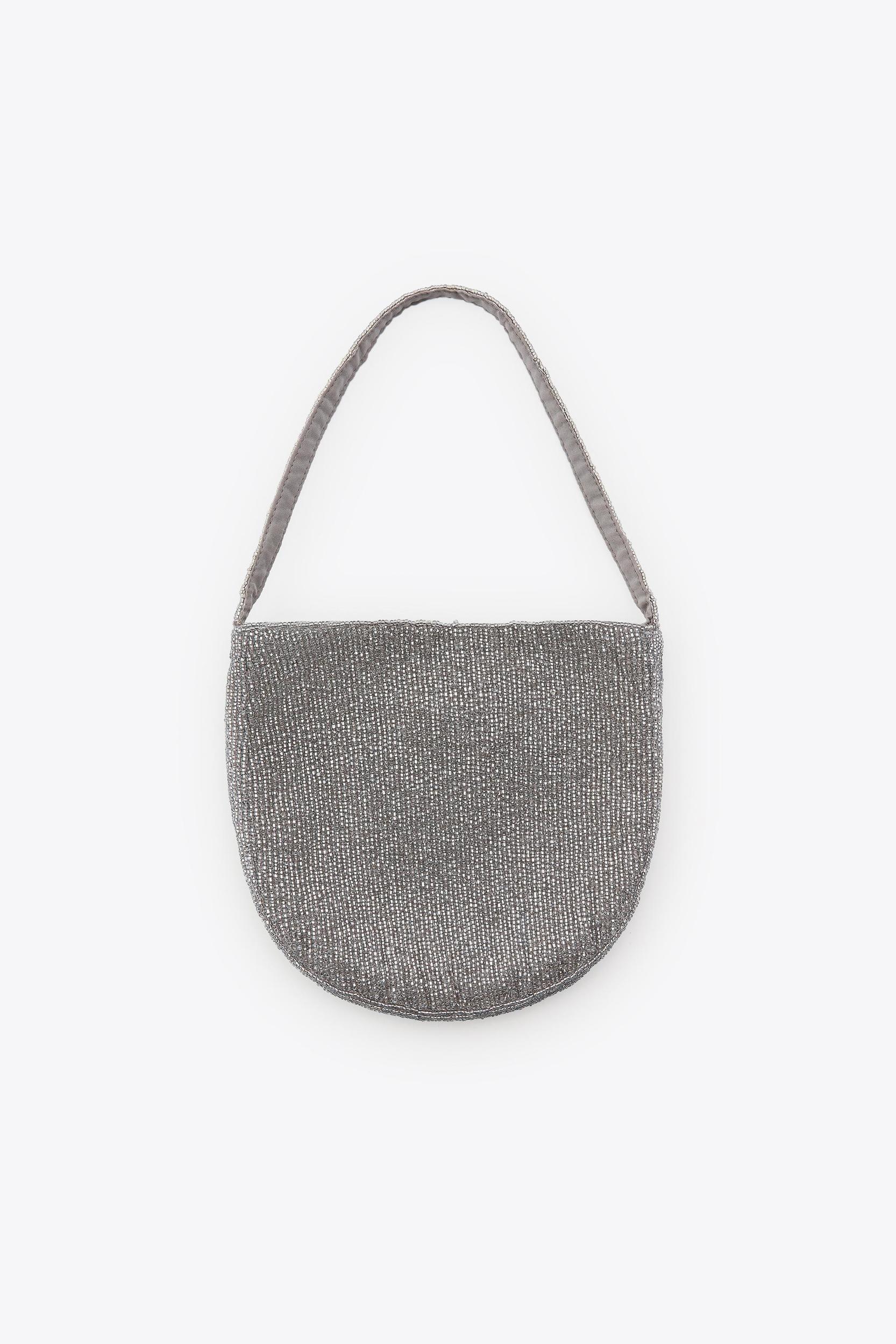 FLORAL BEADED SEQUIN BAG Product Image