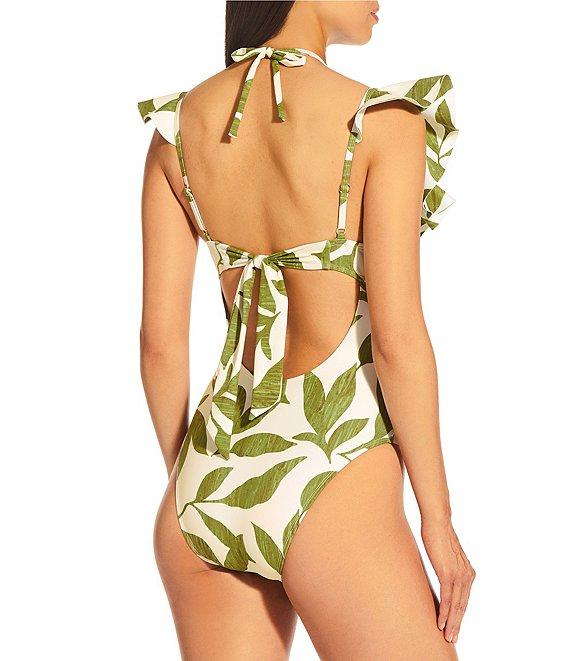 Antonio Melani x M.G. Style Ravello Bonded Ruffle One Piece Swimsuit Product Image