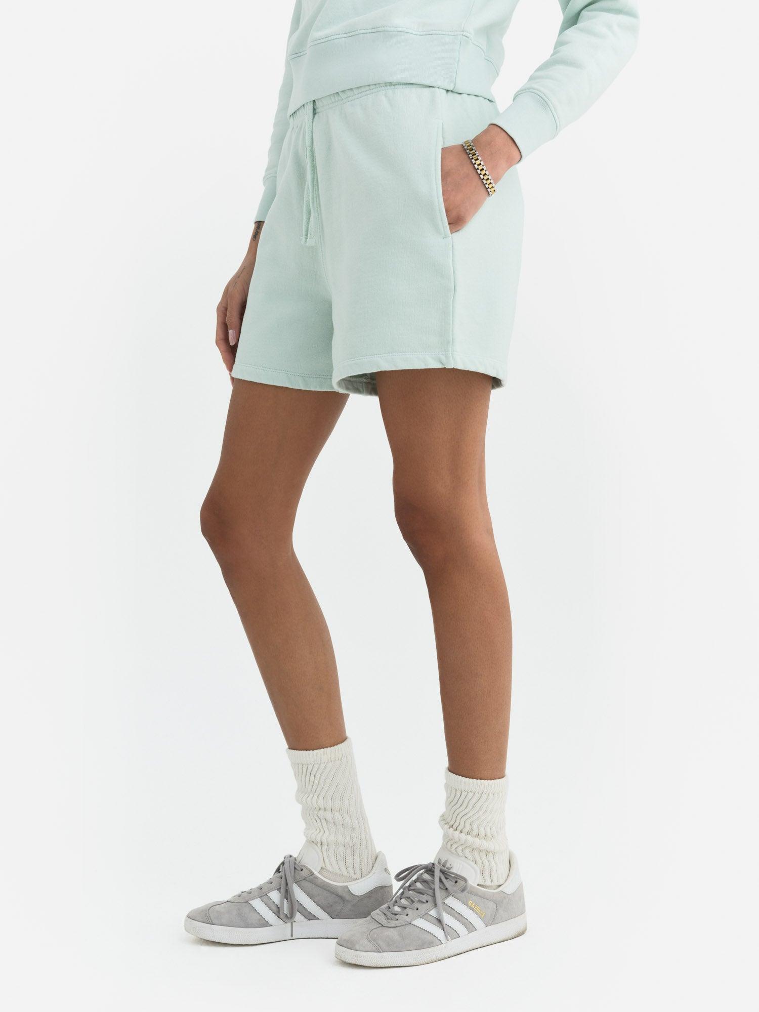 Organic Fleece Shrunken Crew Neck Sweatshirt Female Product Image