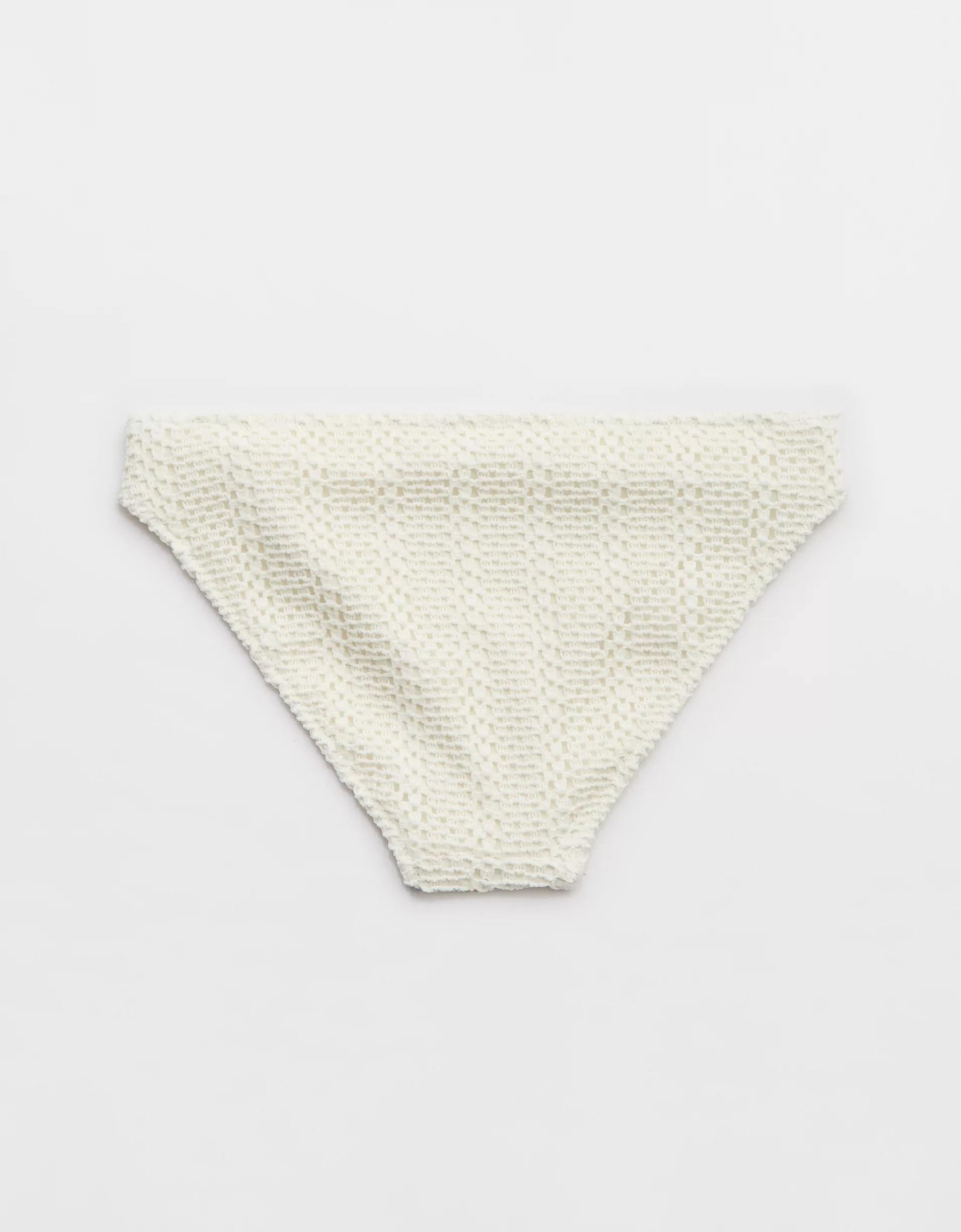 Aerie The Classic Cloudweave Crochet Bikini Bottom Product Image