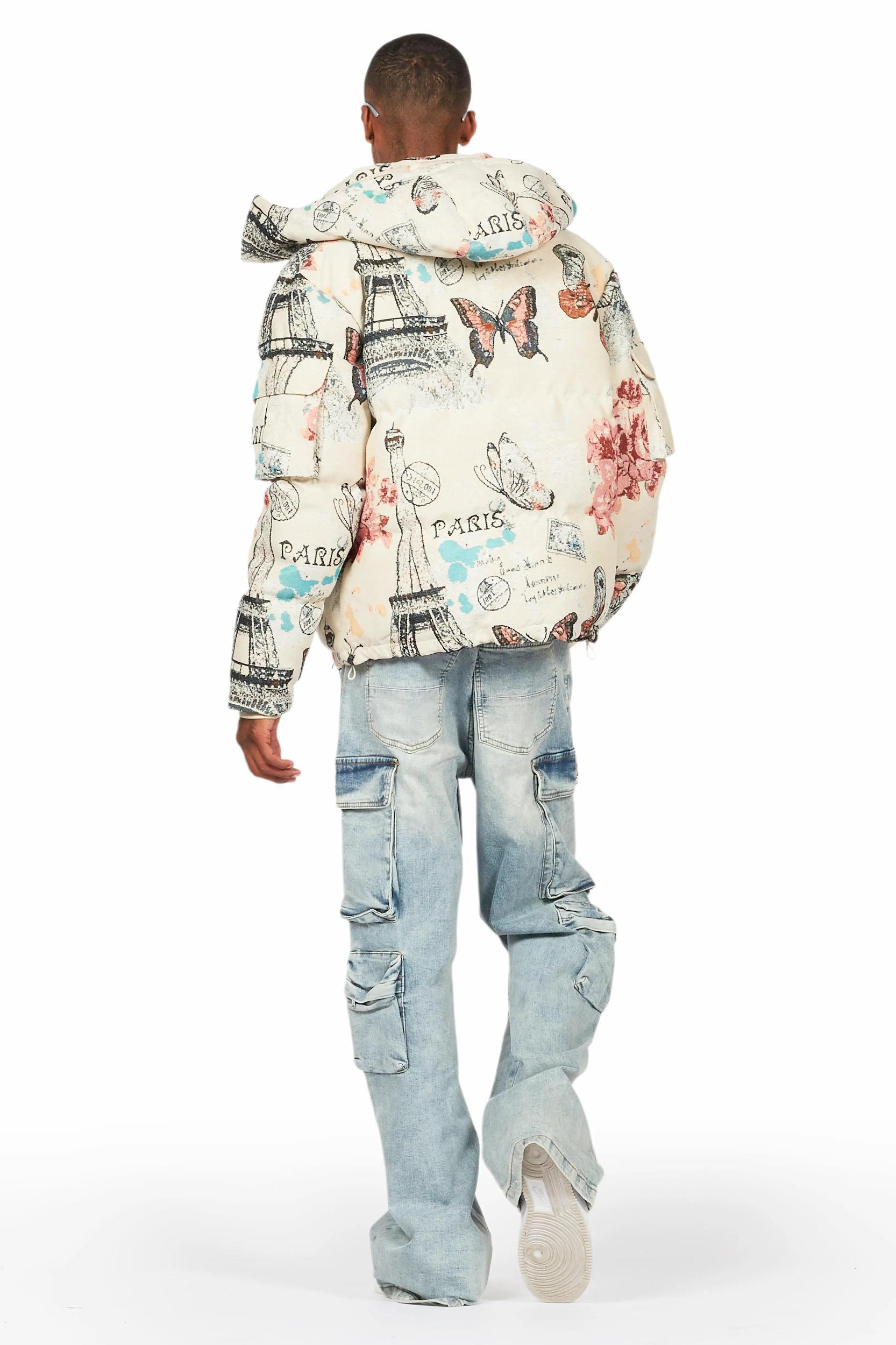 Lenz Blue Baggy Fit Jean Male Product Image