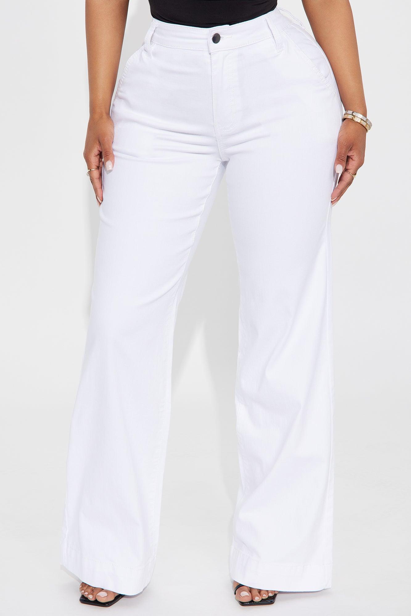 Margot Stretch Trouser Jeans - White Female Product Image