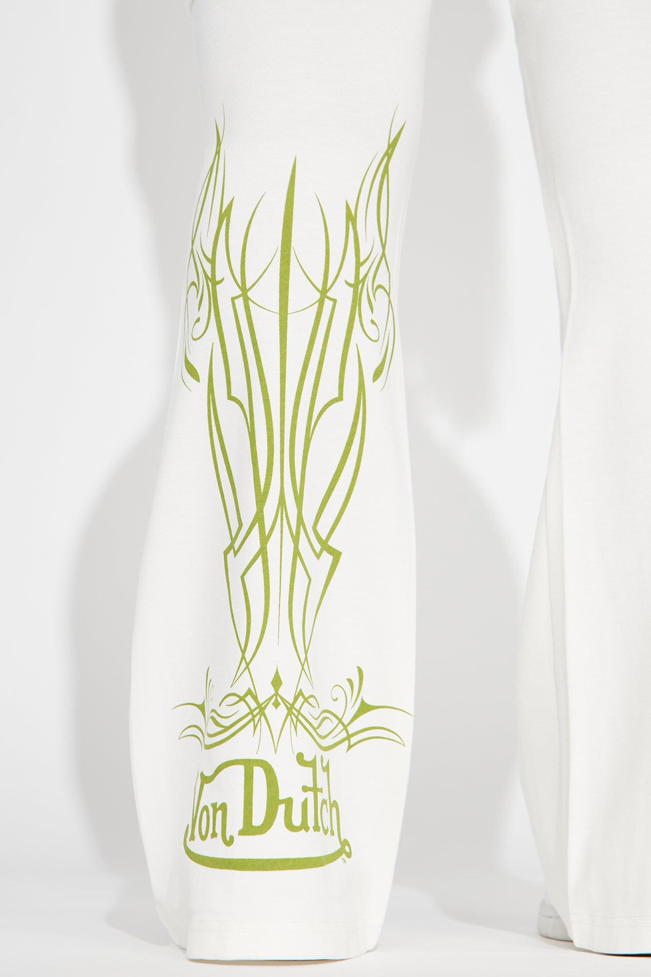 Von Dutch Unlimited Flared Pant - Ivory/combo Female Product Image